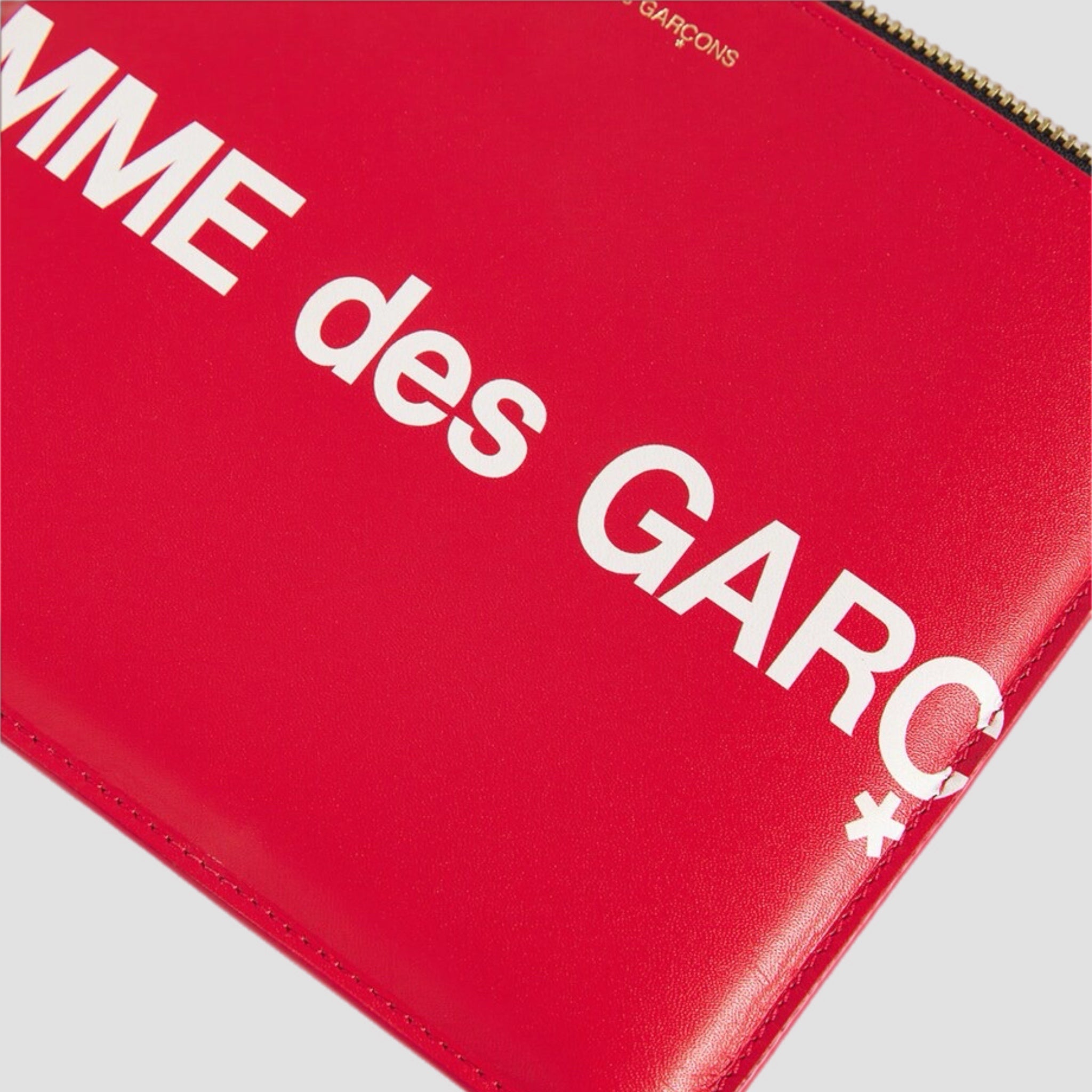 Comme Des Garcons CDG Large Leather Pouch Wallet