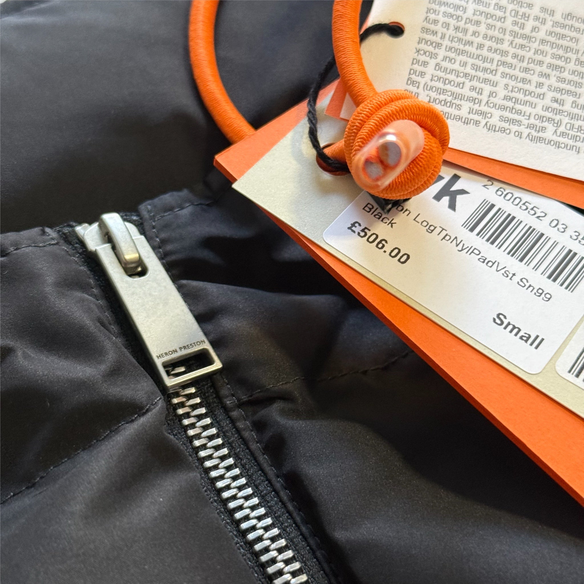 Heron Preston Logo Nylon Padded Vest