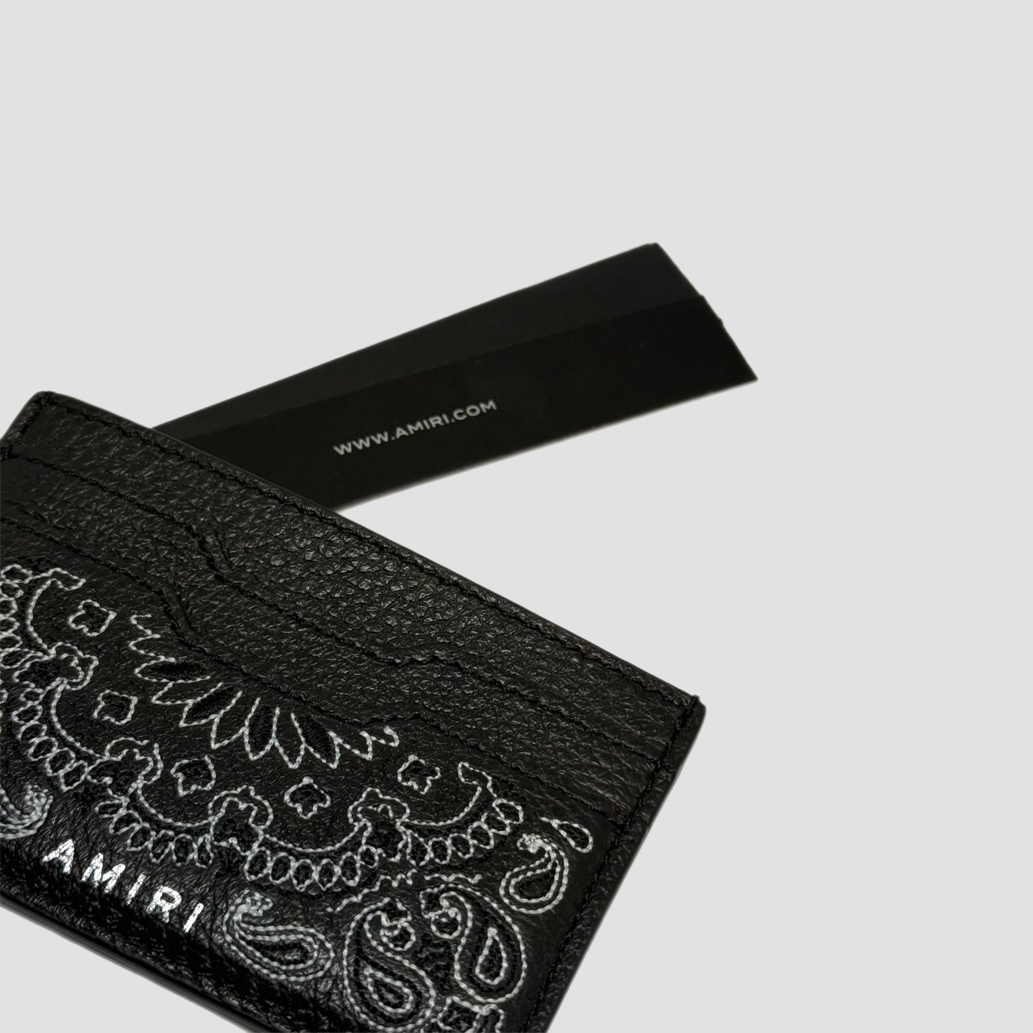 Amiri Bandana Card Holder Wallet