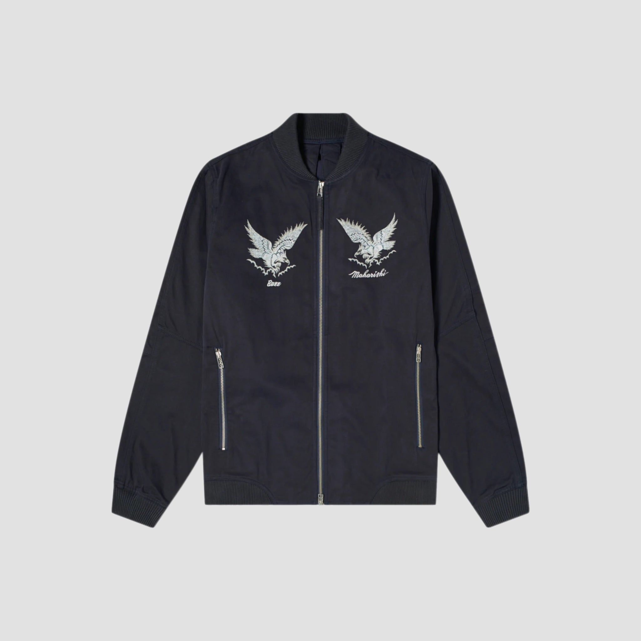 Maharishi Drone Eagle Organic Tour Bomber Jacket Original Allure