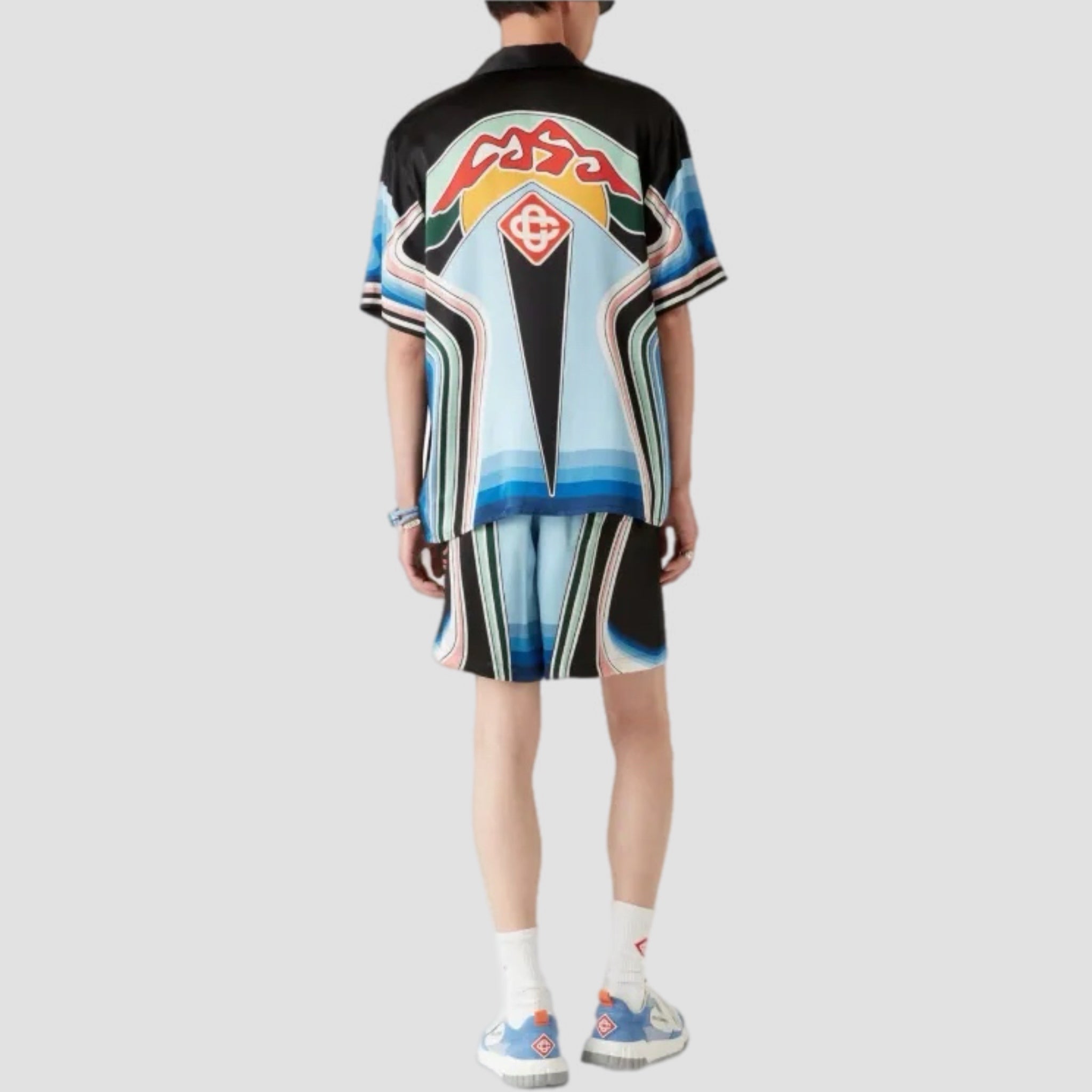 Casablanca Graphic Mountain Silk Shirt