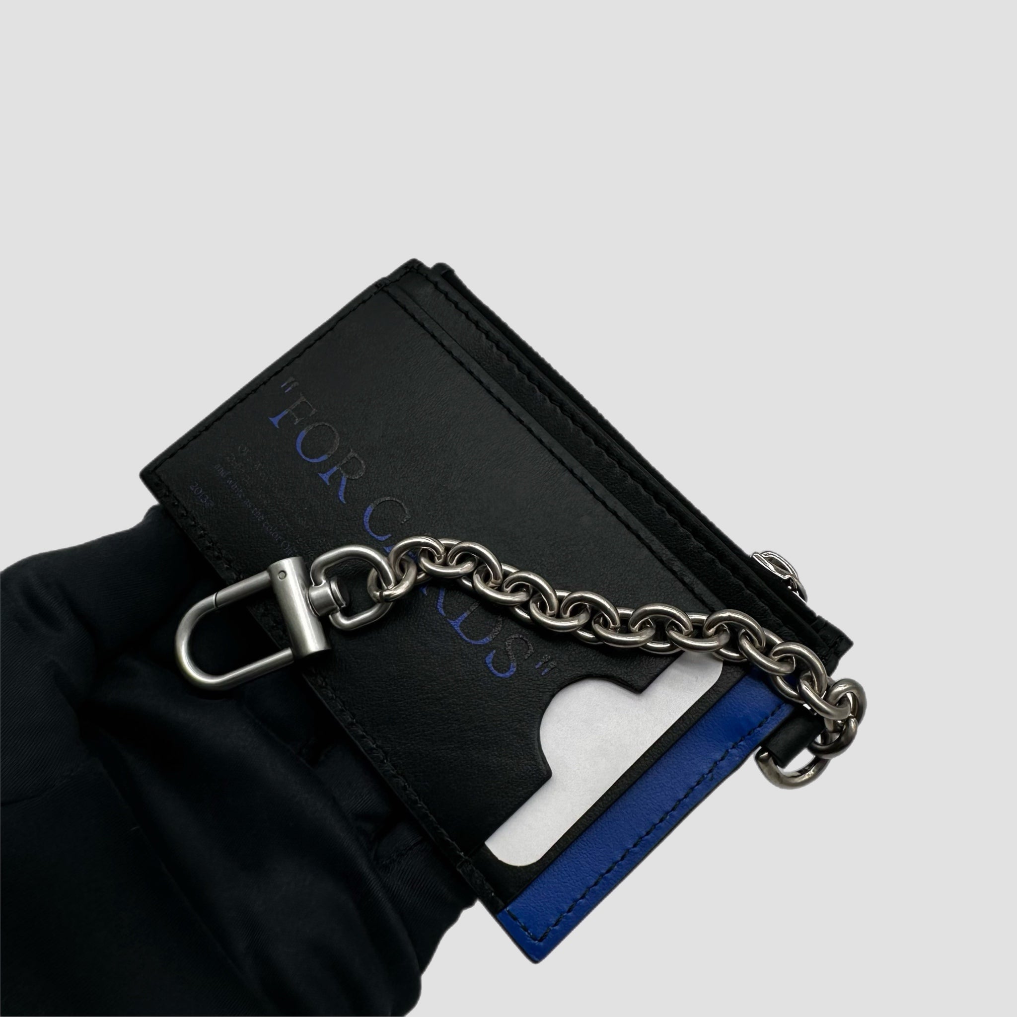 Off-White Quote Bookish Keyring Card Case Wallet