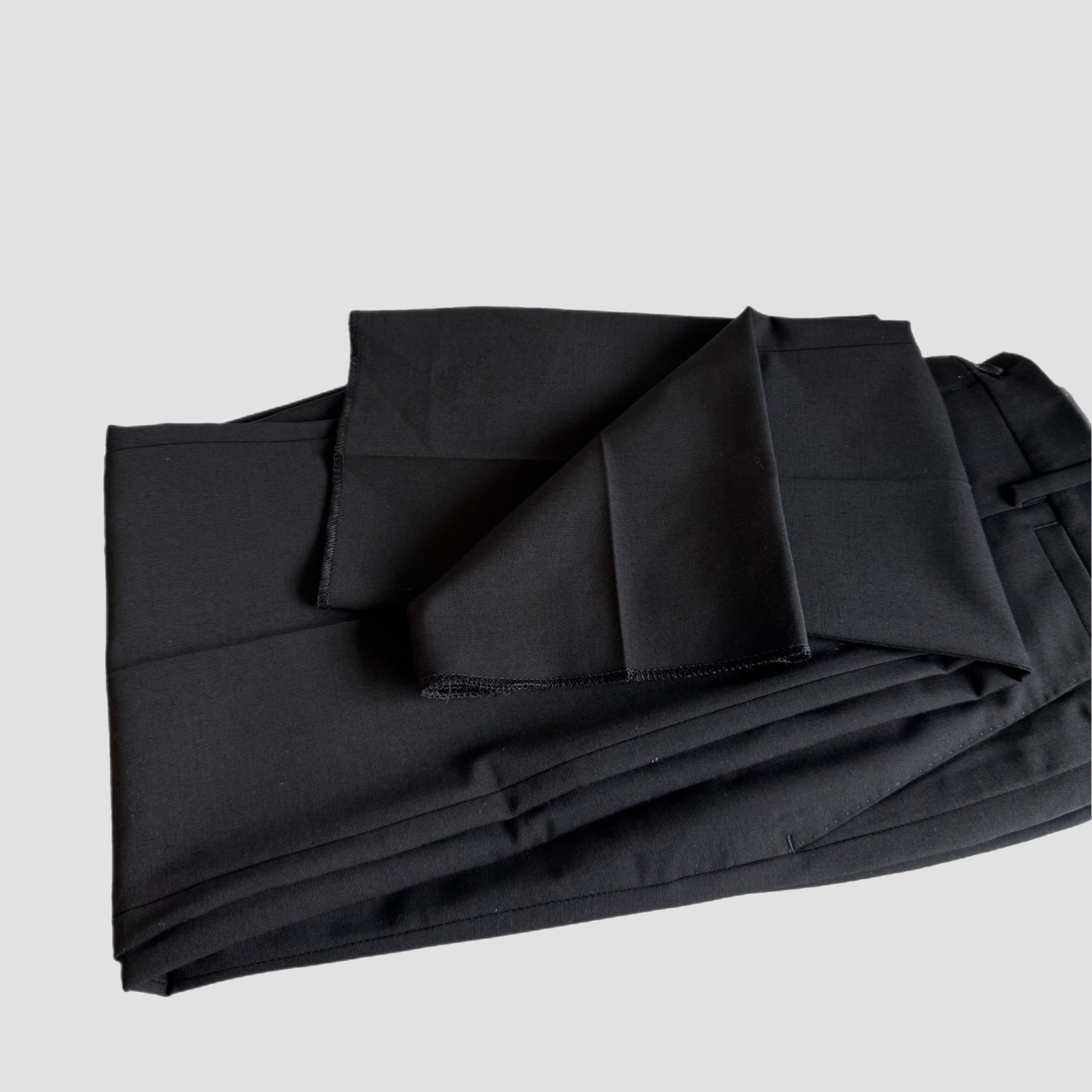 D&G Black Slim Fit Three Piece Suit