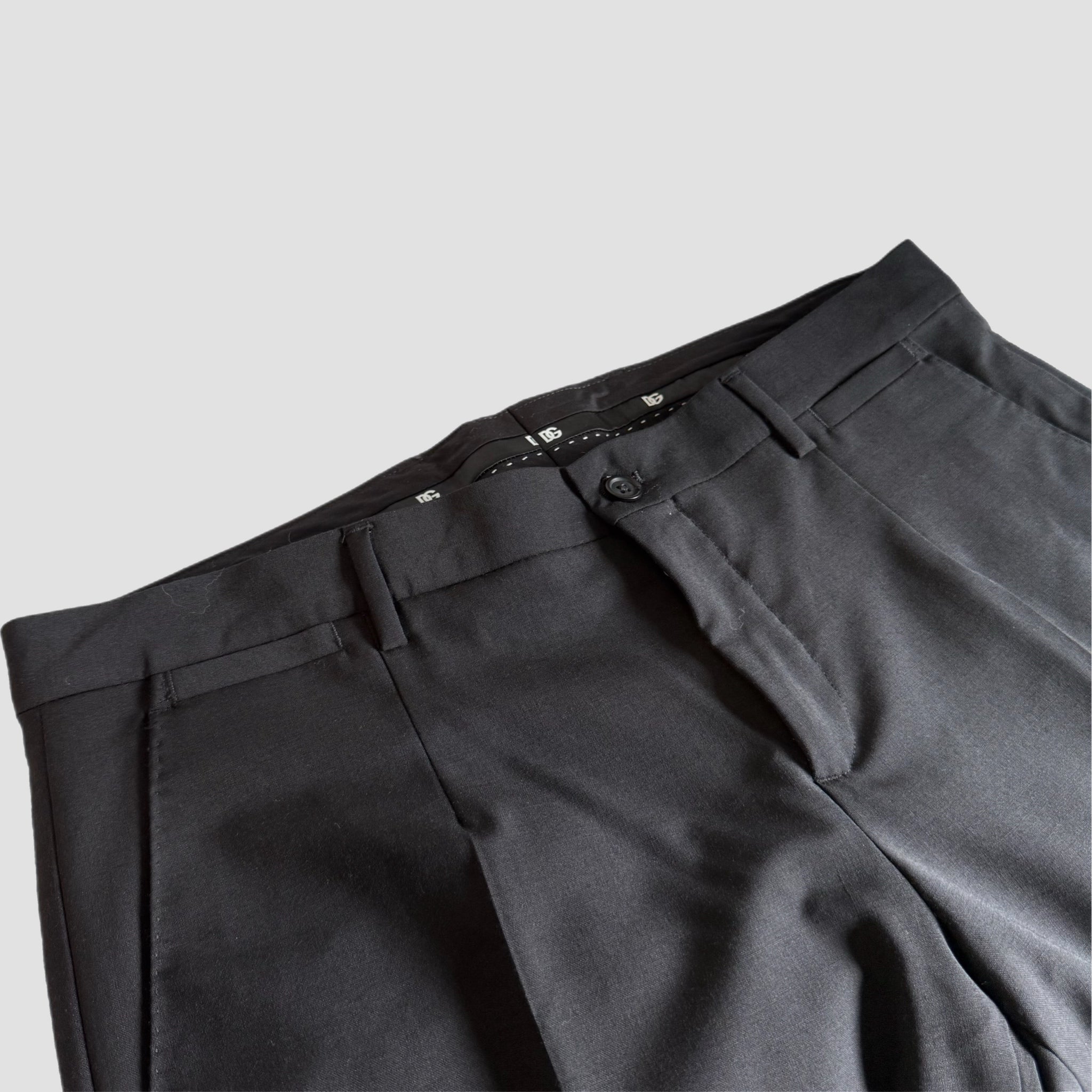 D&G Black Slim Fit Three Piece Suit