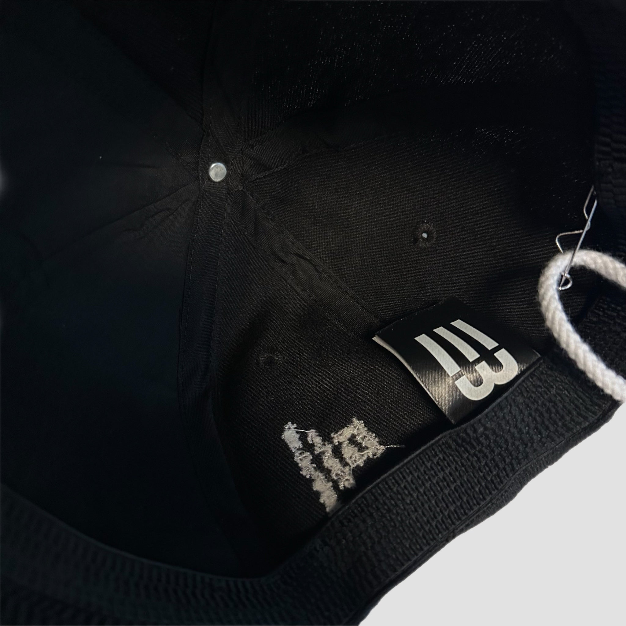 Namesake Black Logo Baseball Cap