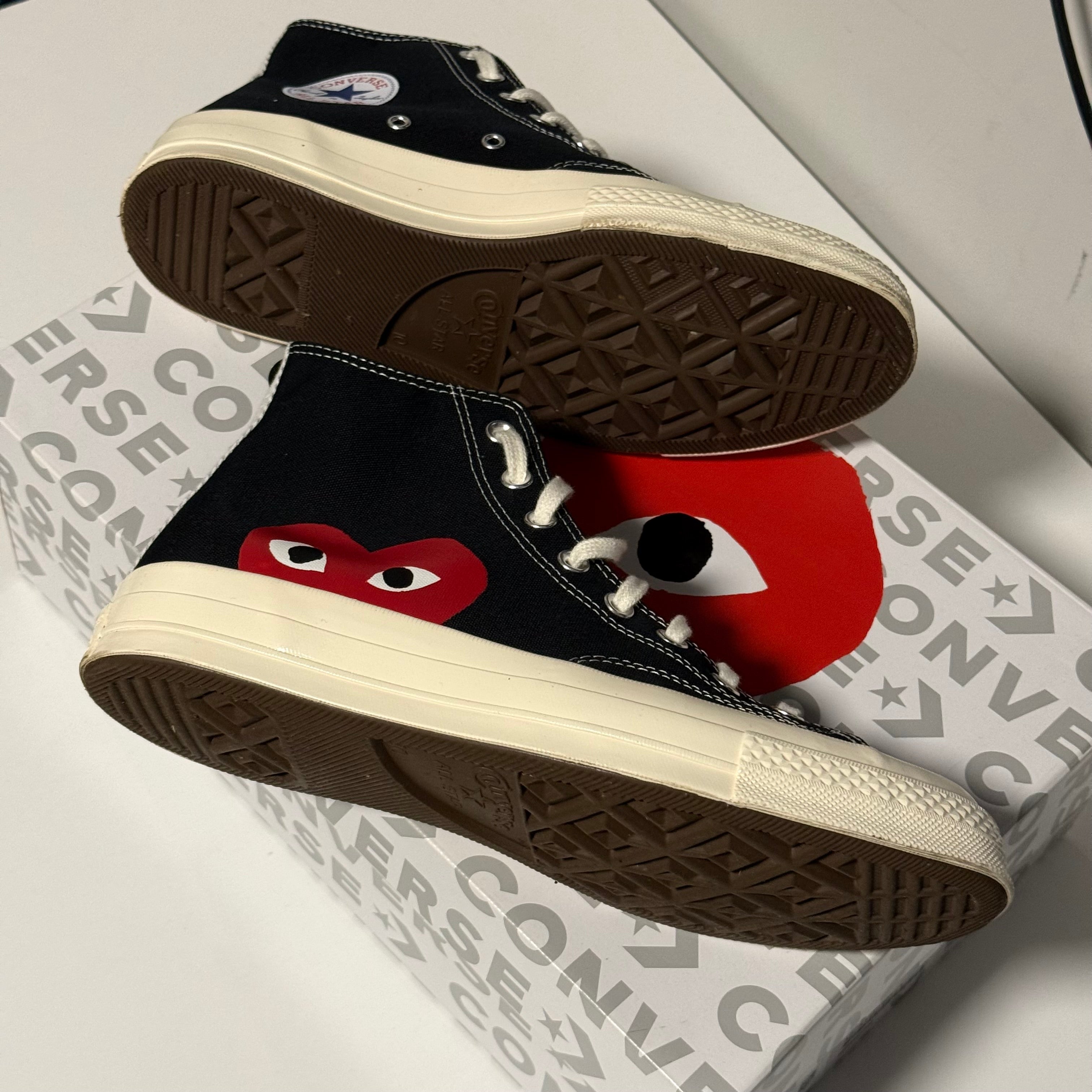 Converse Chuck Taylor Hi x CDG Comme des Garcons Black Sneakers