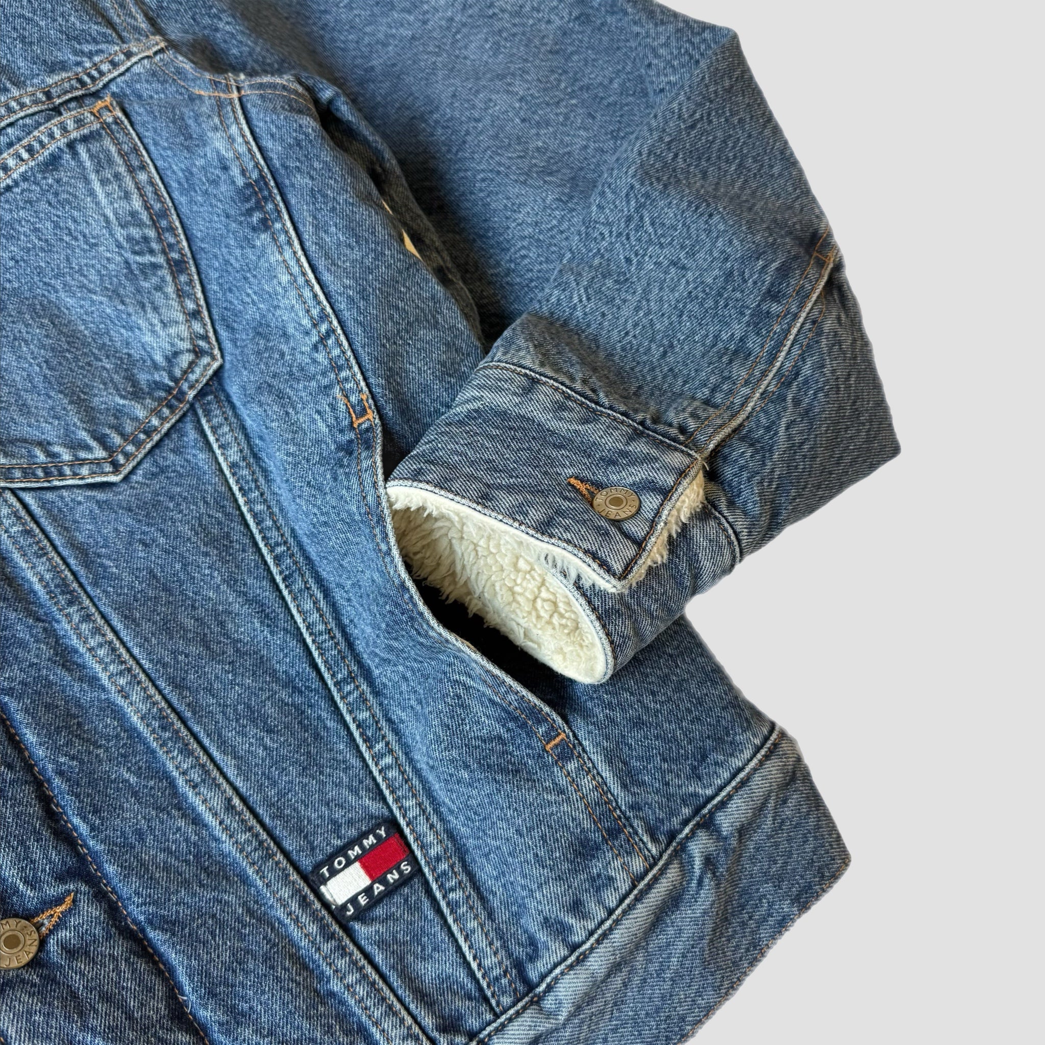 Tommy Jeans ‘Archivr’ Sherpa Denim Jacket