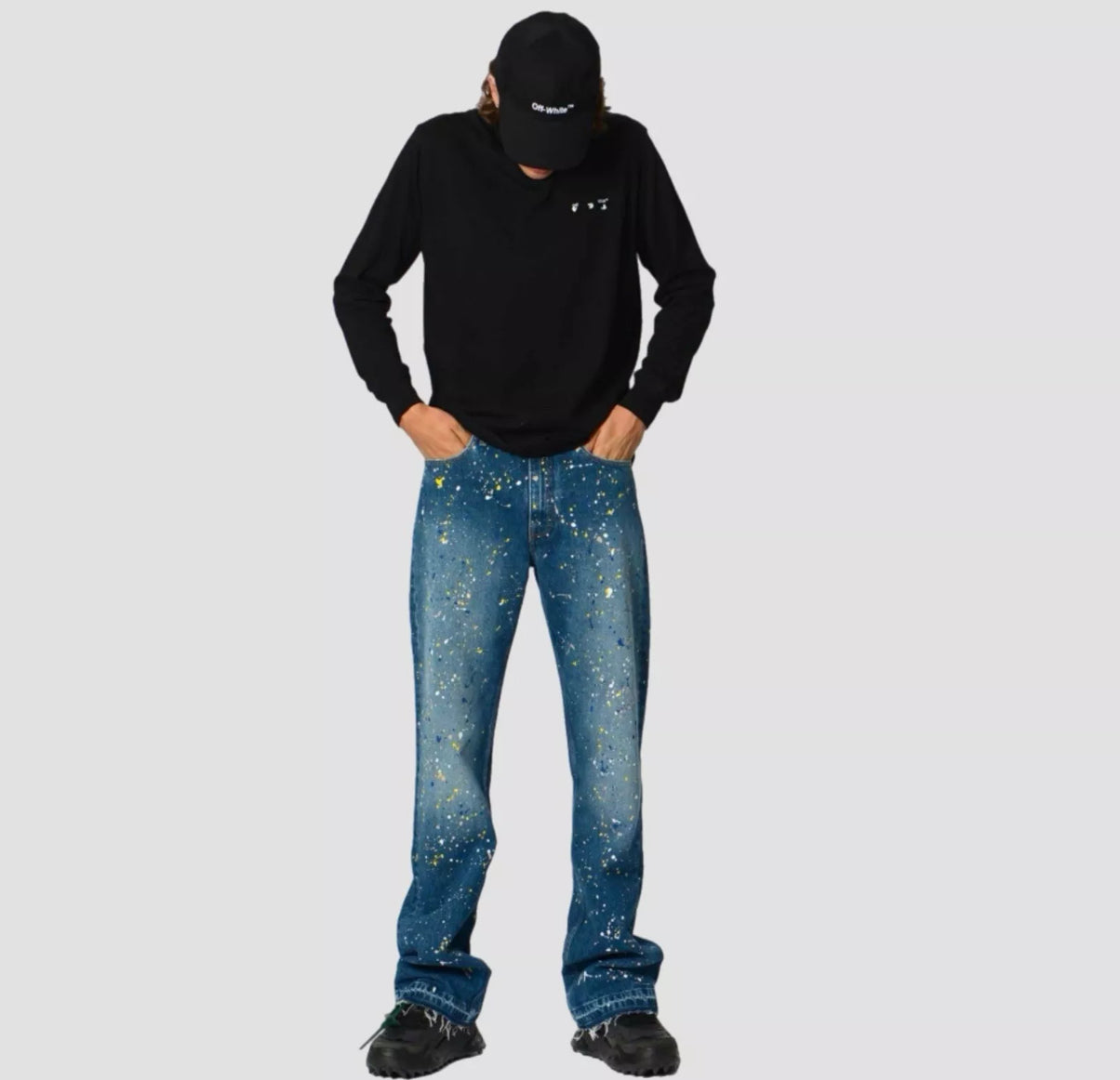 Off-White Paint Splatter Jeans