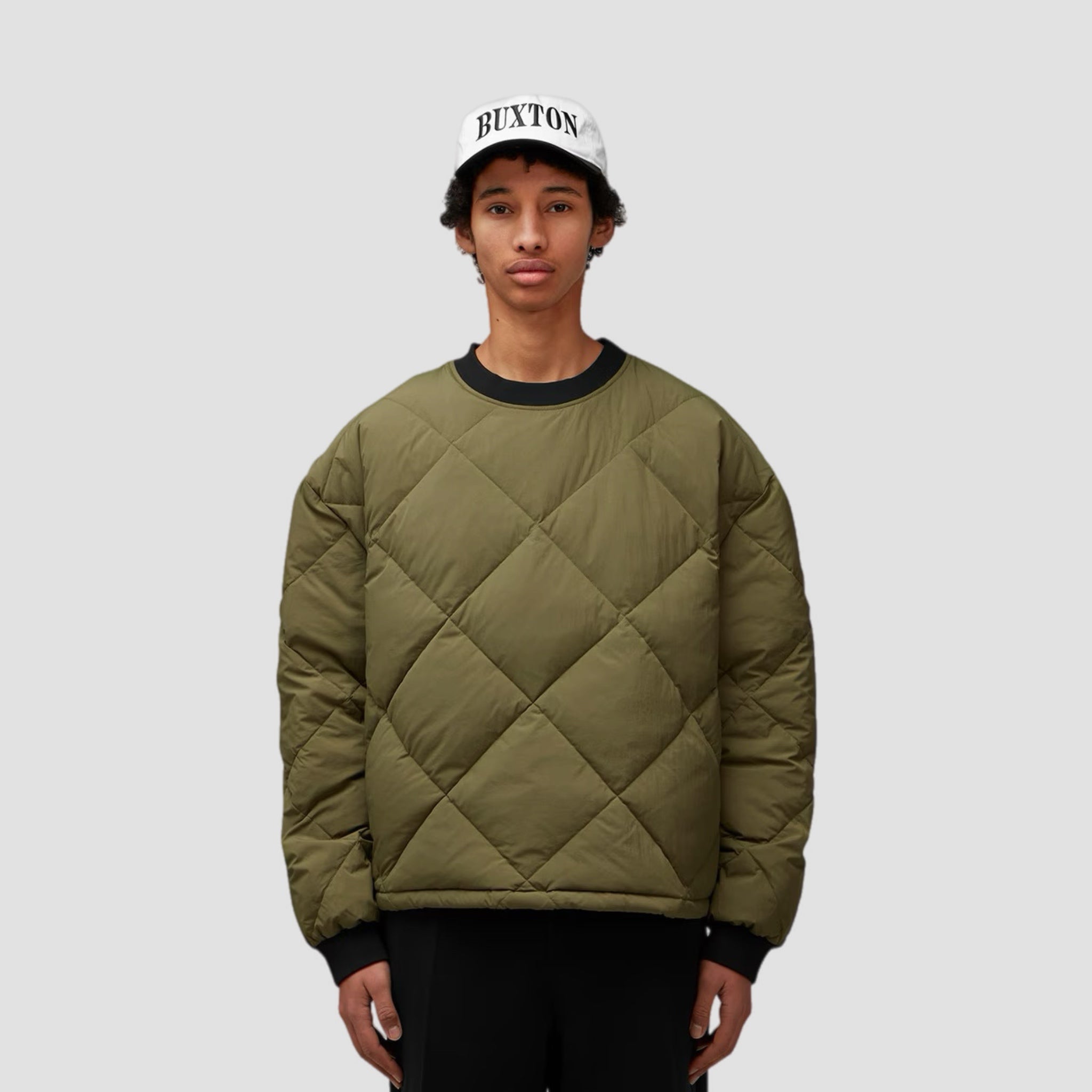 Cole Buxton Quilted Crewneck Sweatshirt