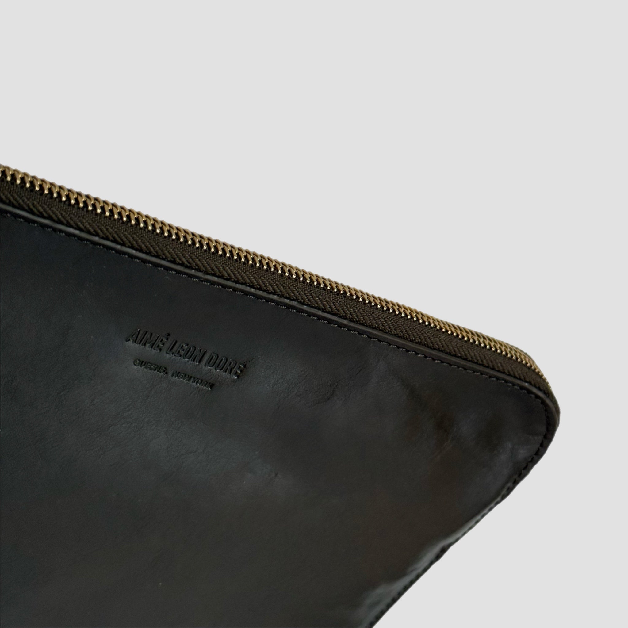 Aime Leon Dore Leather Clutch Pouch