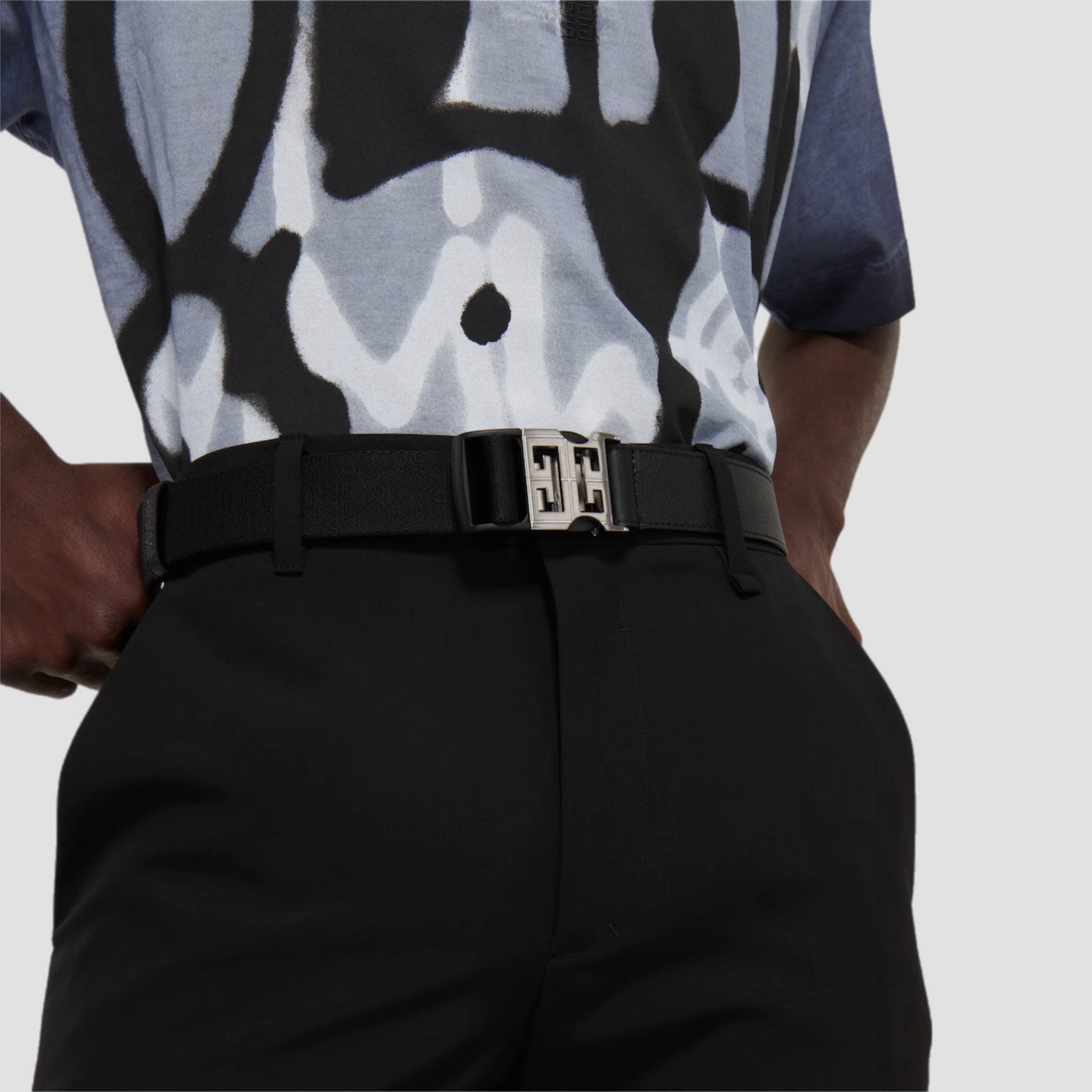 Givenchy 4G Release buckle belt in leather