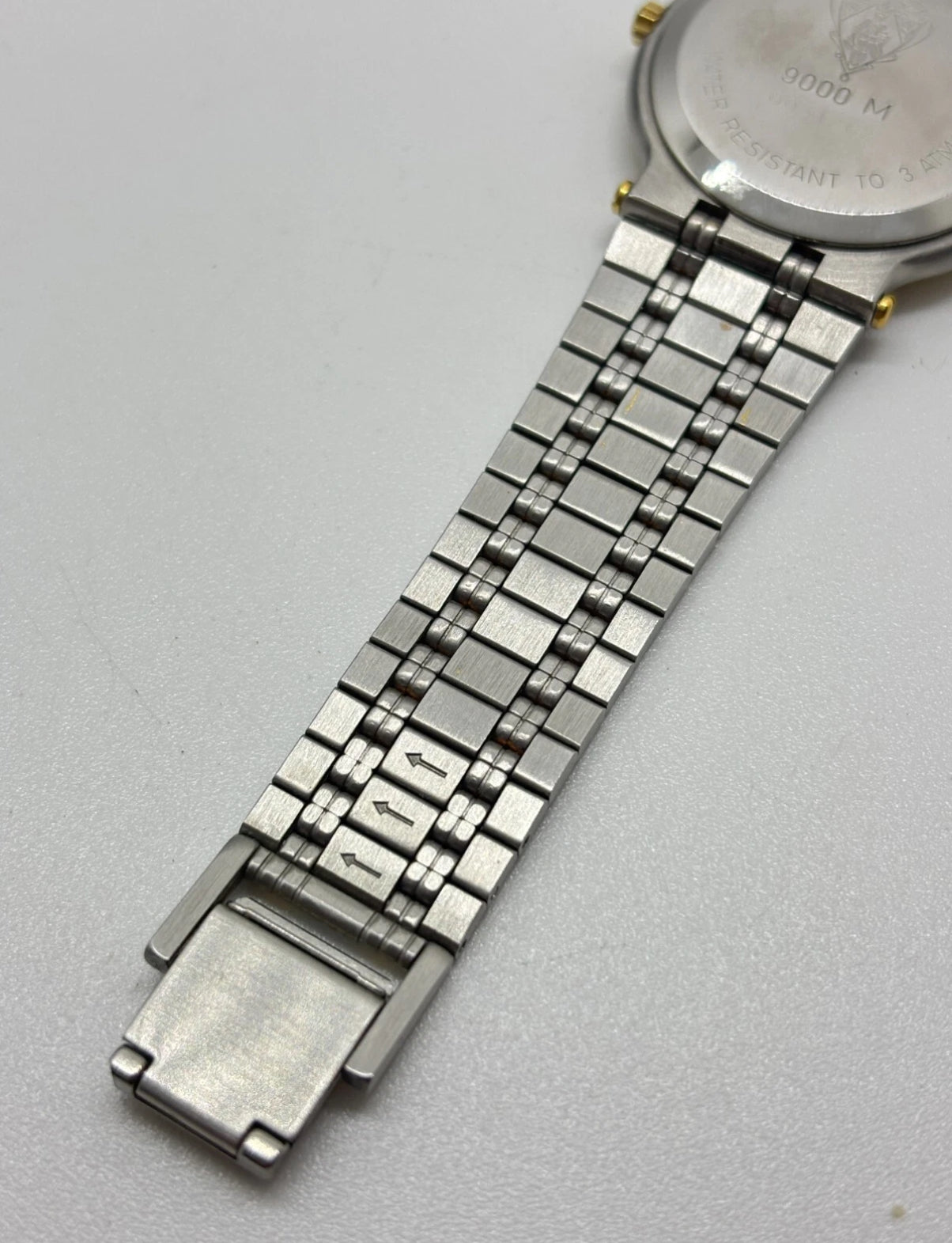 Gucci 9000M Diamond Two Tone Watch