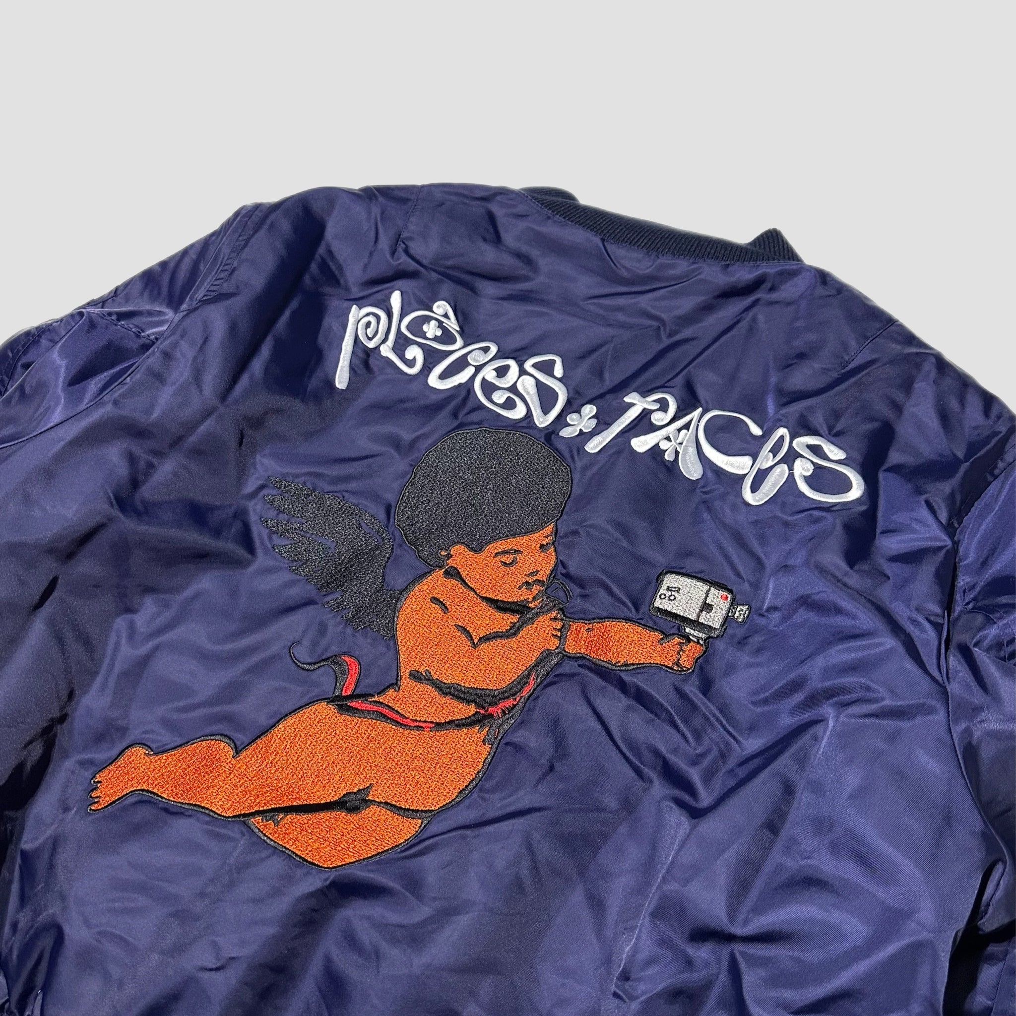 Places + Faces Angel MA-1 Bomber Jacket