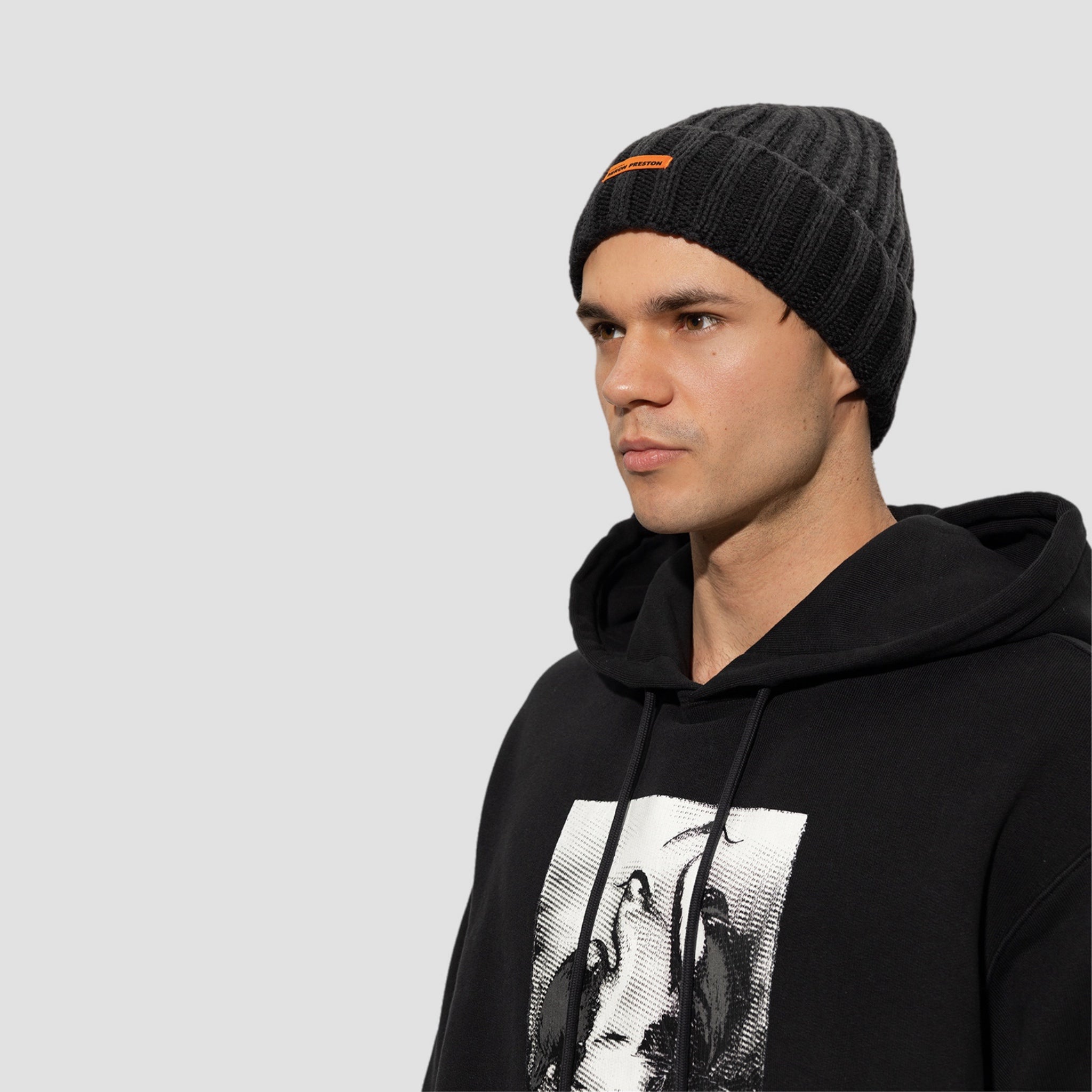Heron Preston Rib Knit Beanie
