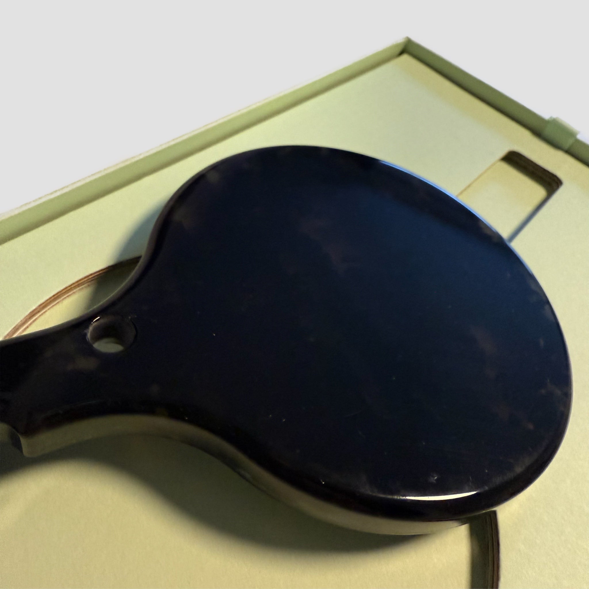 Off-White Meteor Hand Mirror Dark Havana Gold