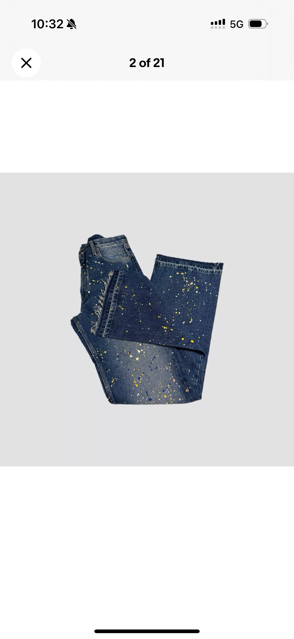 Off-White Paint Splatter Jeans