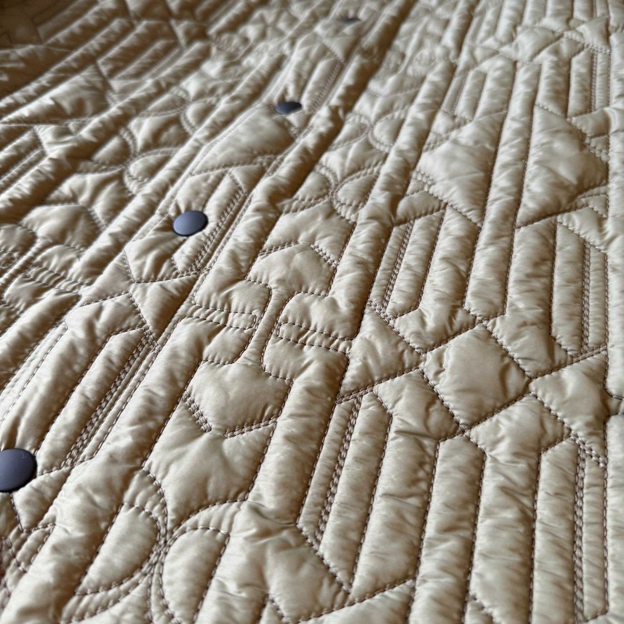 Palm Angels Monogram Quilted Shirt Jacket