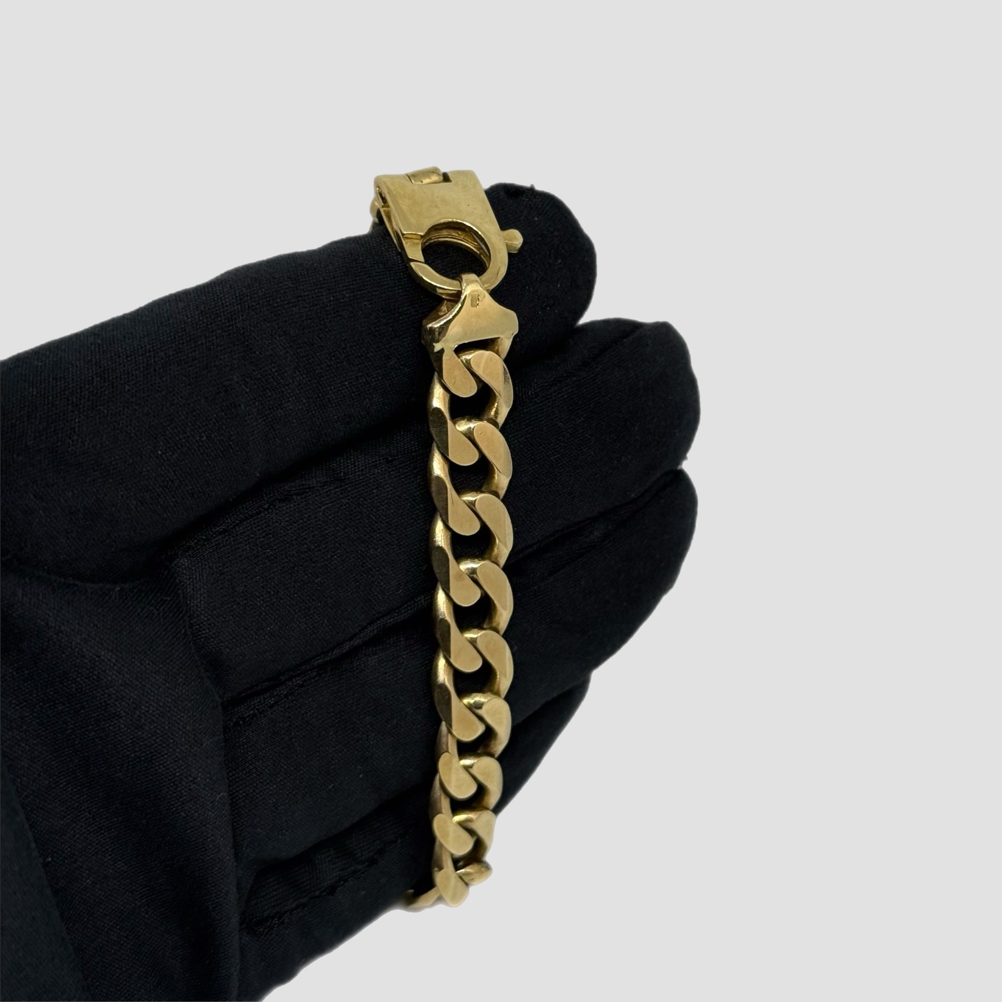 9ct Solid Chaps Curb Bracelet