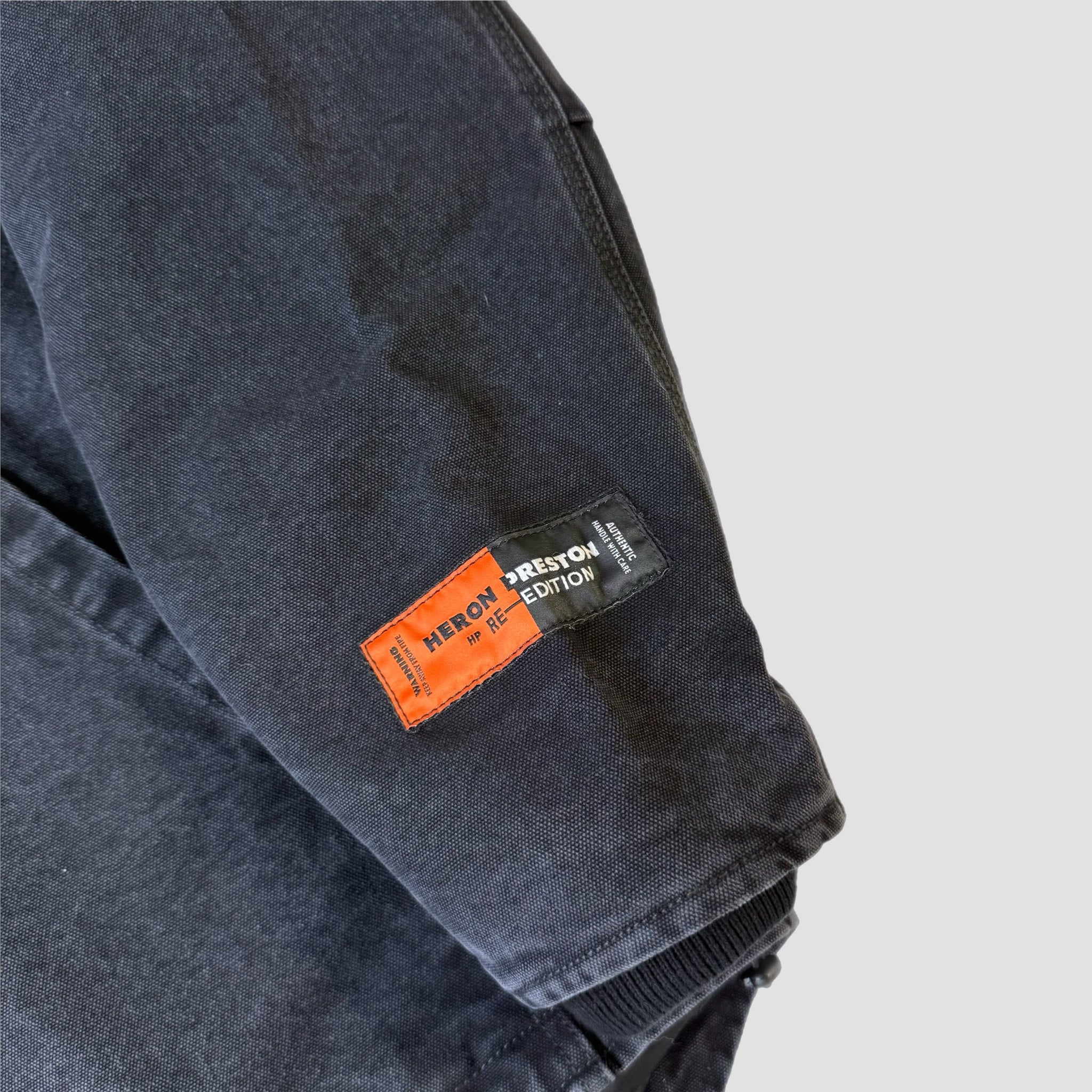 Heron Preston CTNMB Canvas Padded Trucker Jacket