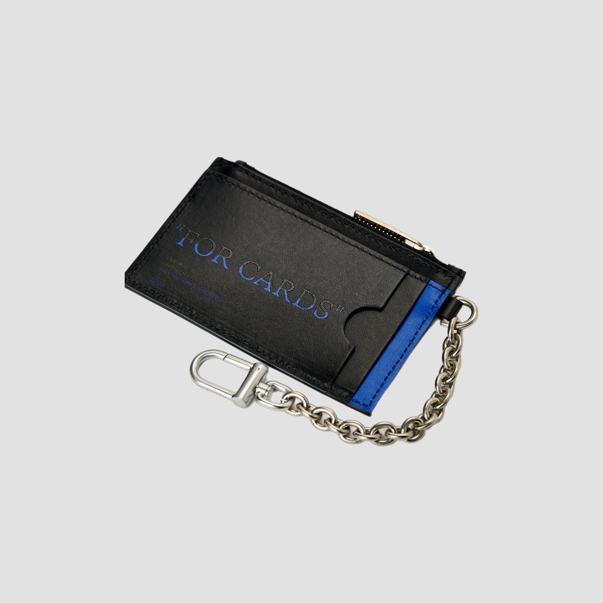 Off-White Quote Bookish Keyring Card Case Wallet