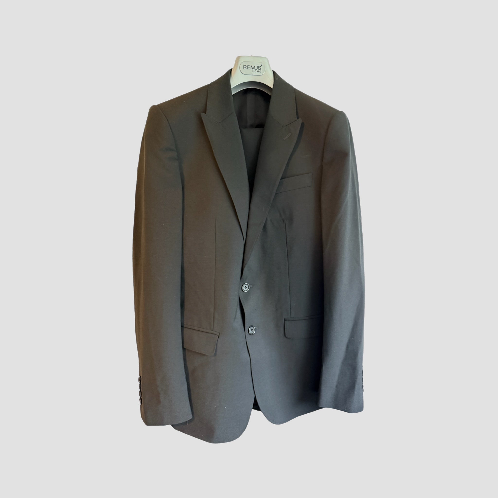 D&G Black Slim Fit Three Piece Suit
