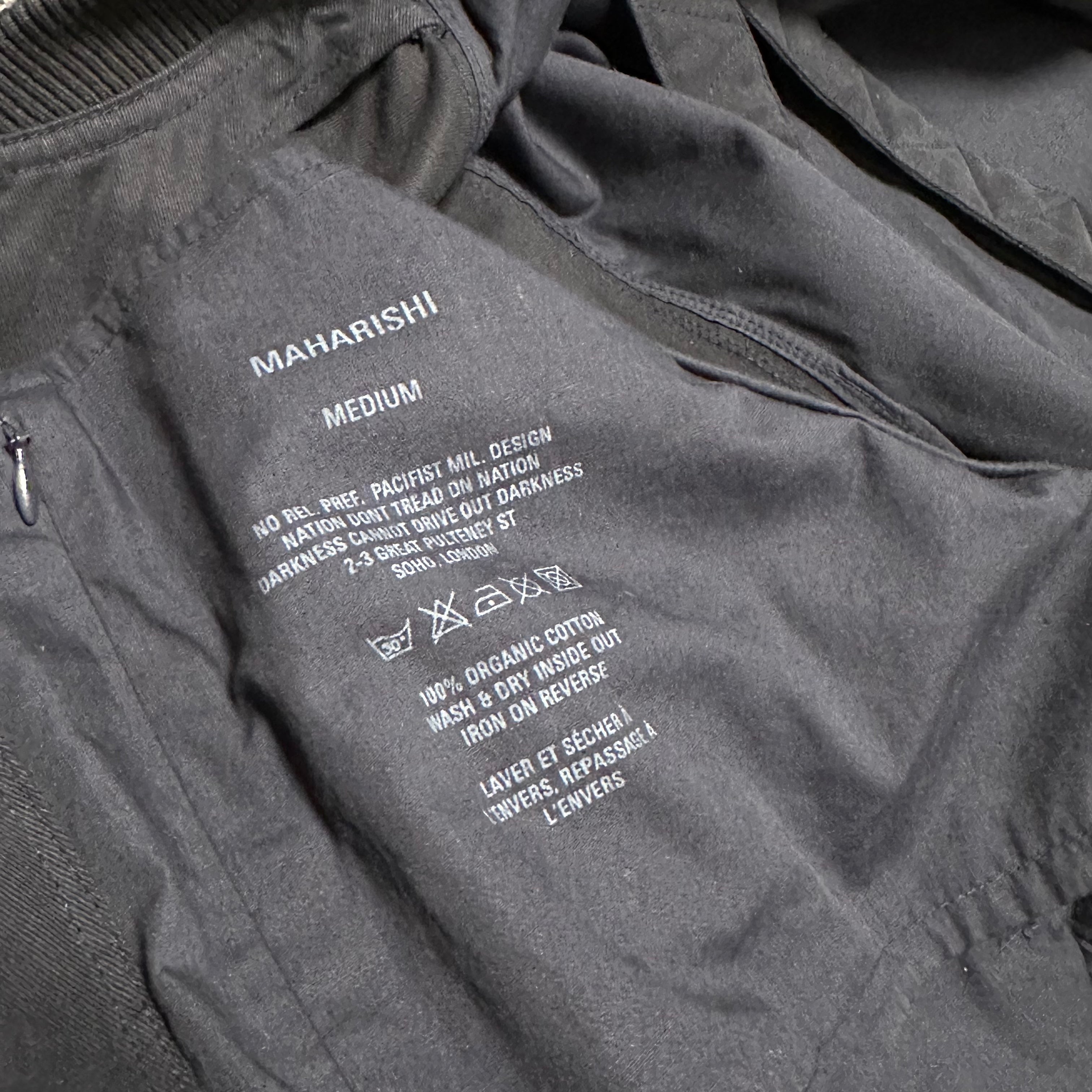 Maharishi Drone Eagle Organic Tour Bomber Jacket Original Allure