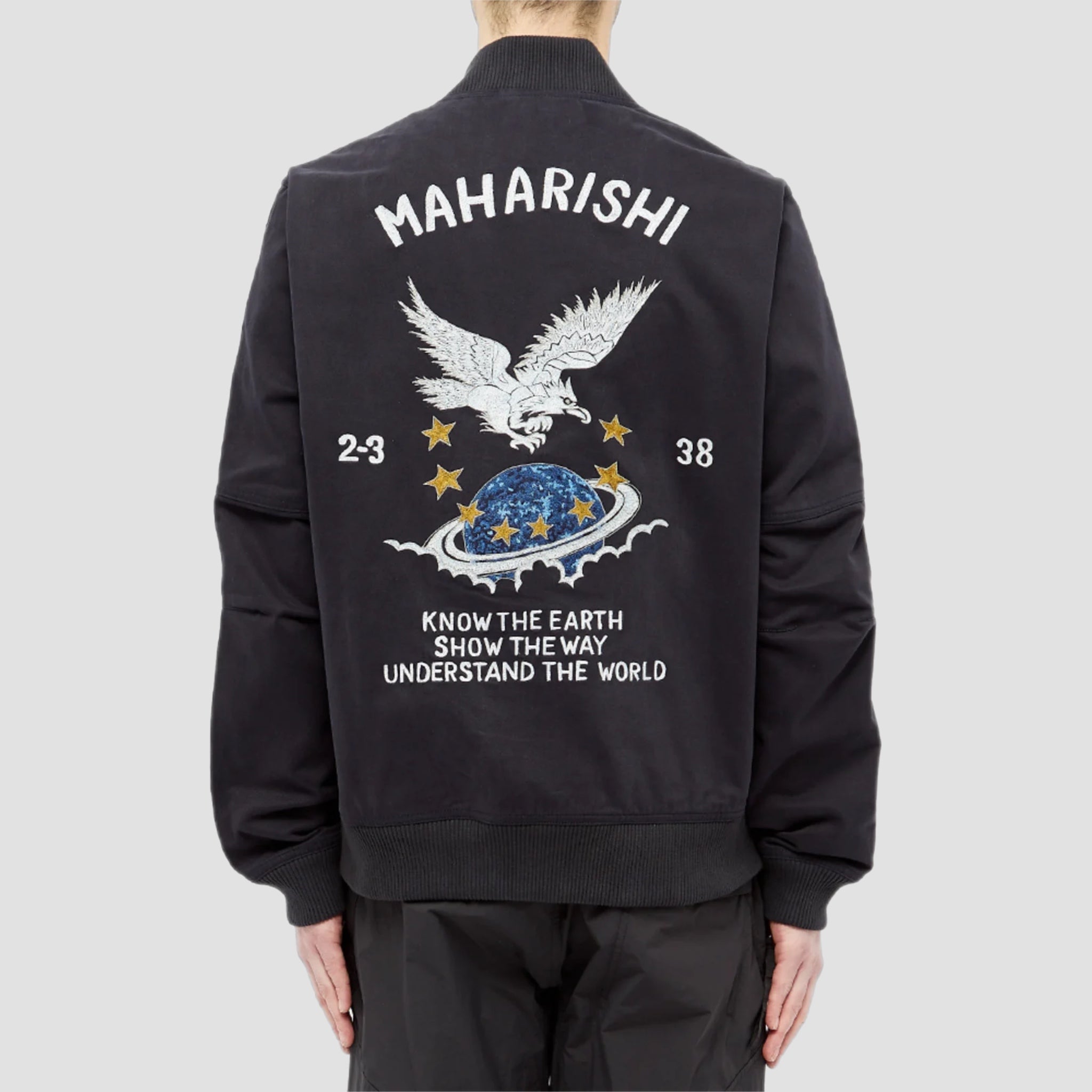 Maharishi Drone Eagle Organic Tour Bomber Jacket Original Allure