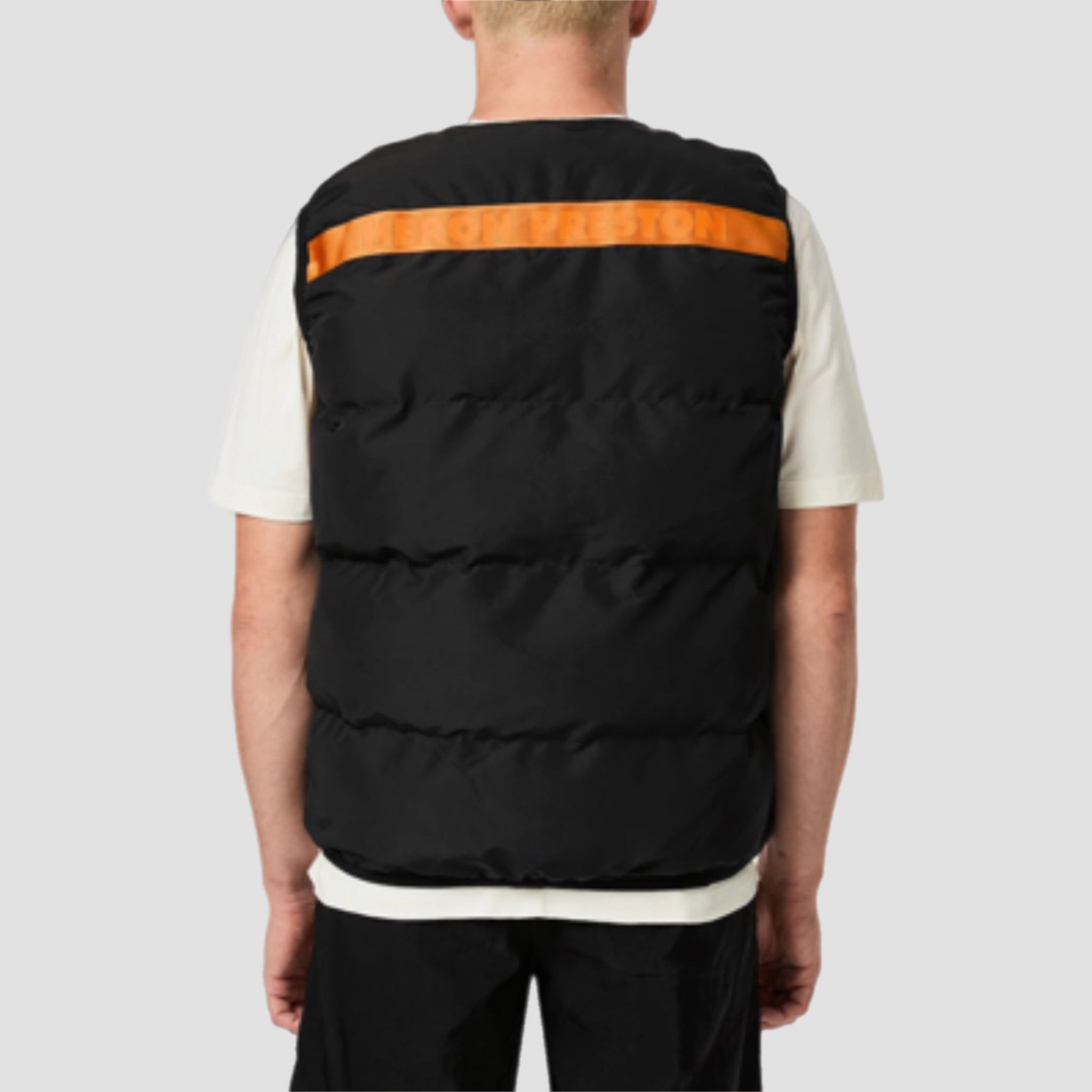 Heron Preston Logo Nylon Padded Vest
