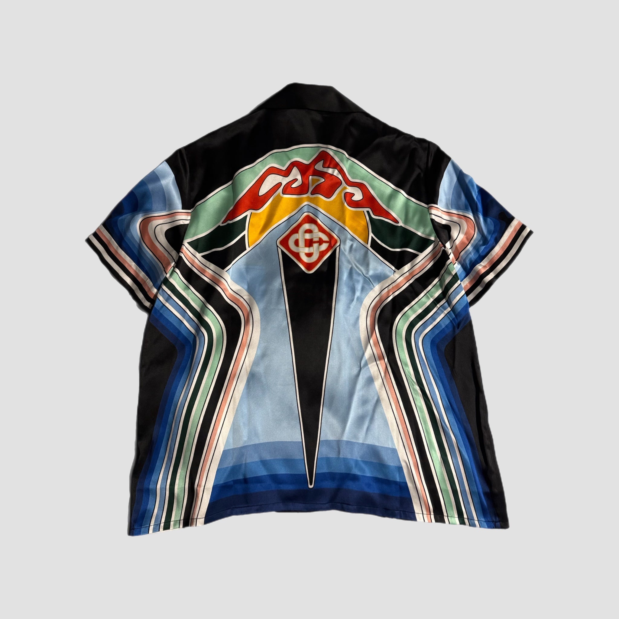Casablanca Graphic Mountain Silk Shirt