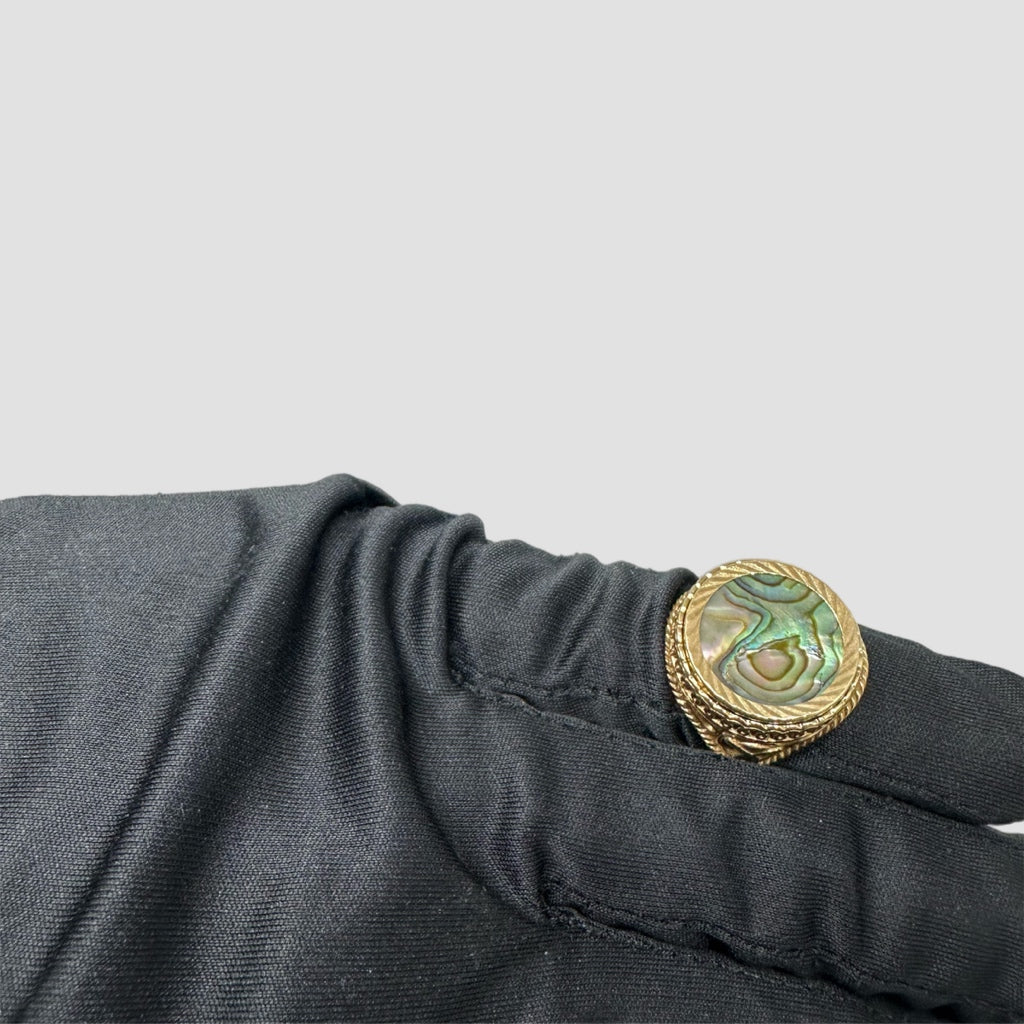 Abalone 9ct 1/10 Krugerrand Ring