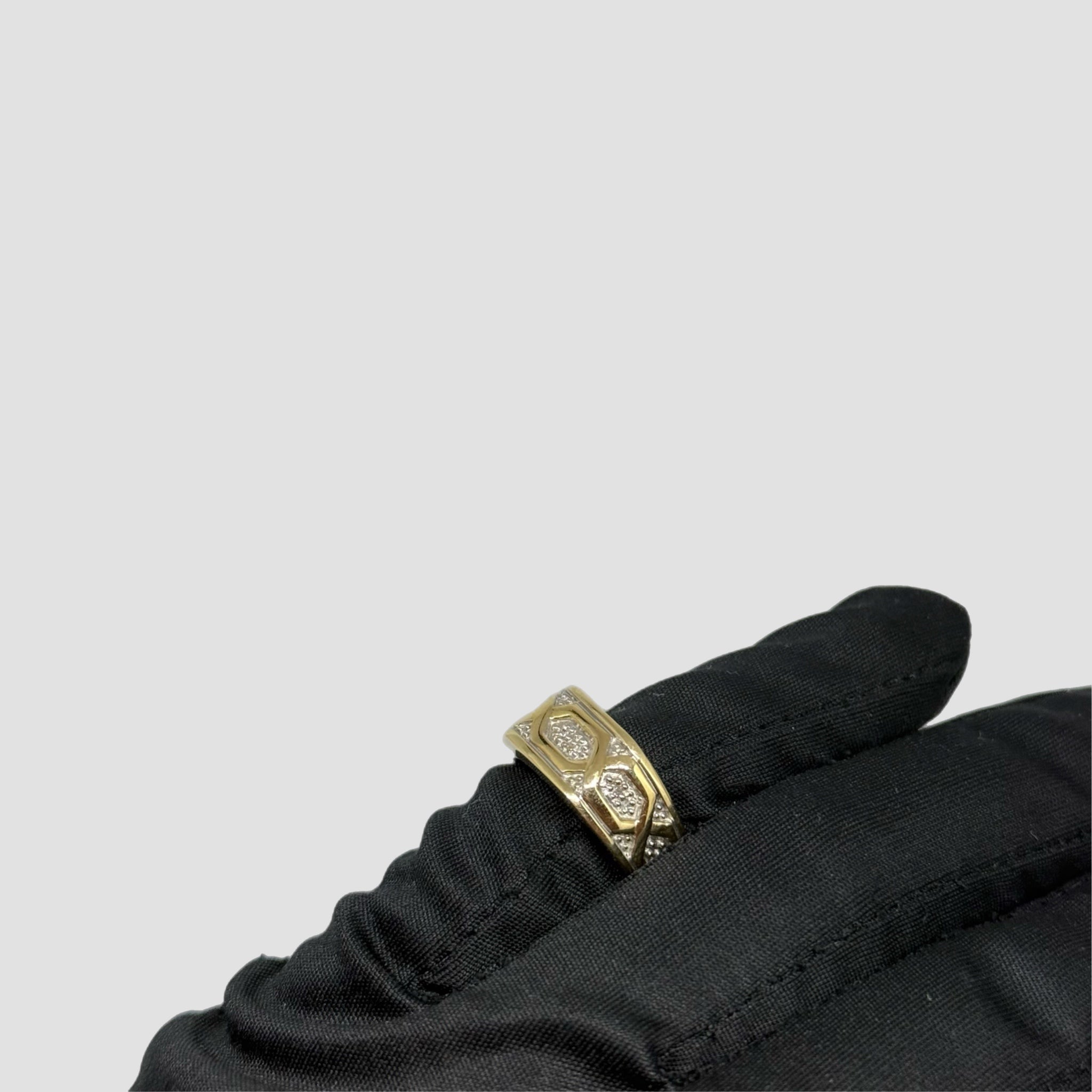 9ct Diamond Signet Ring
