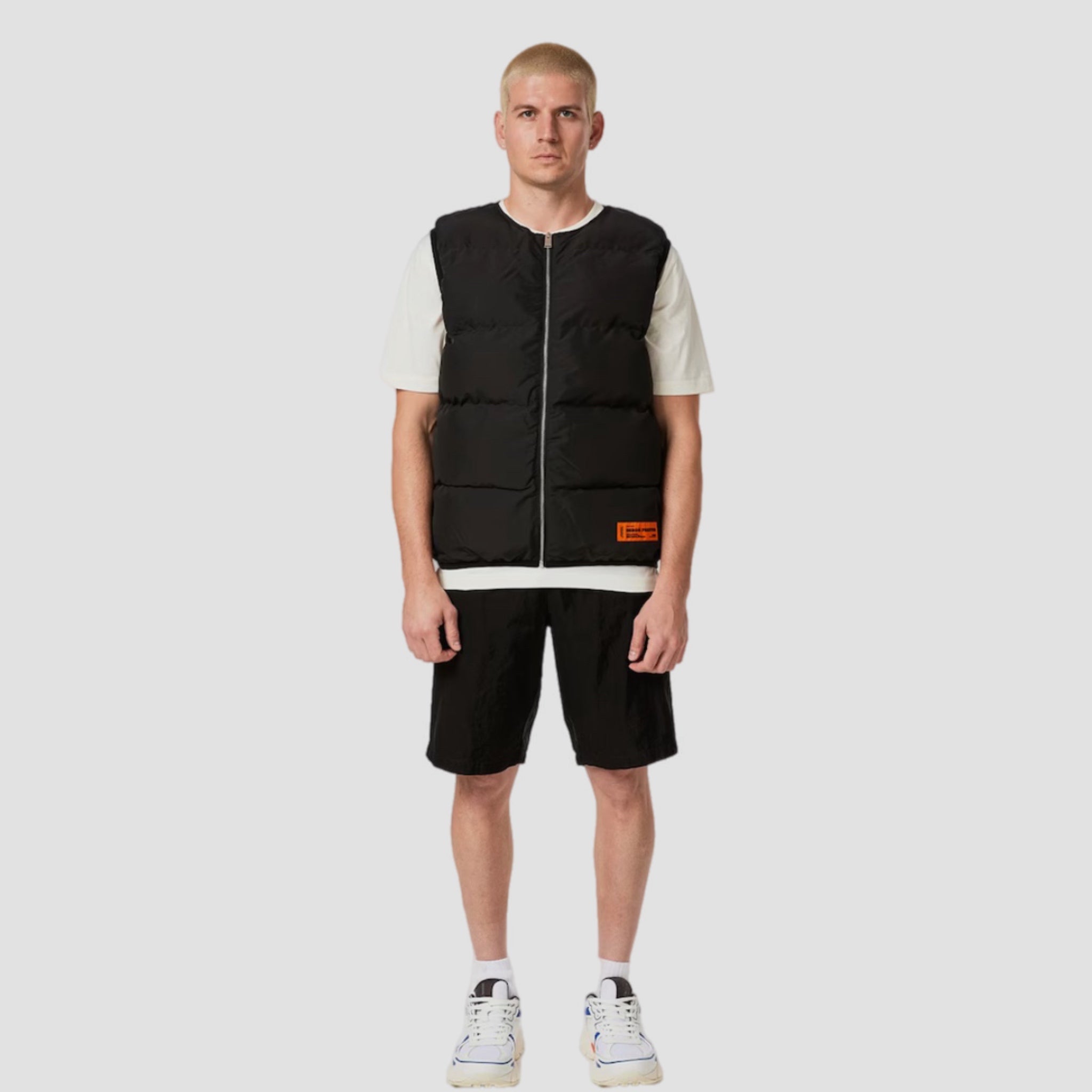 Heron Preston Logo Nylon Padded Vest