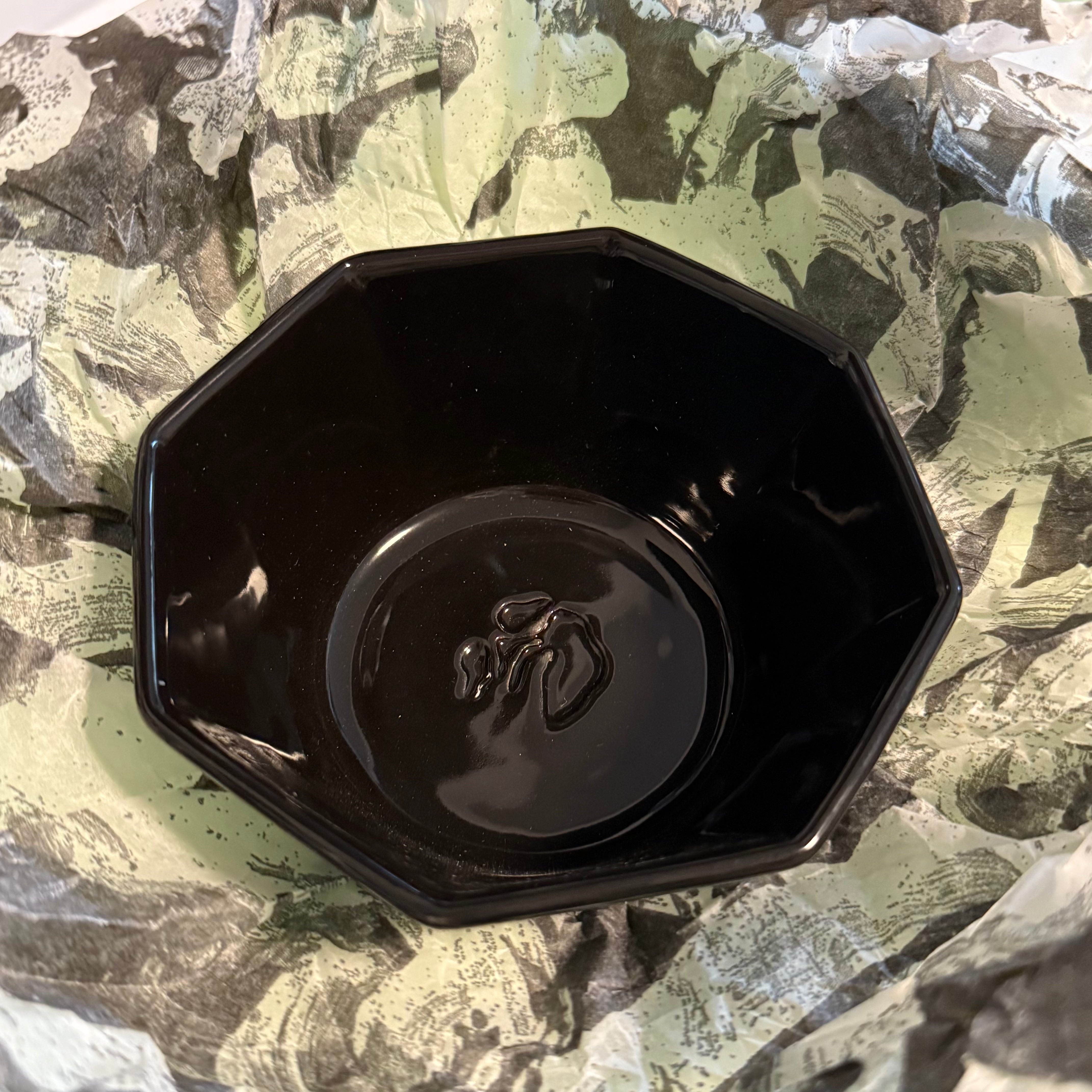 Off-White Ceramics Oct Breakfast Set Black