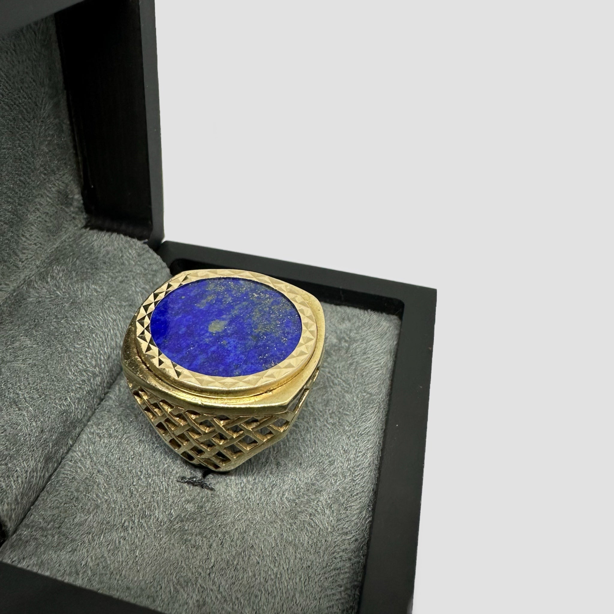 9ct Lapis Lazuli Full Sovereign
