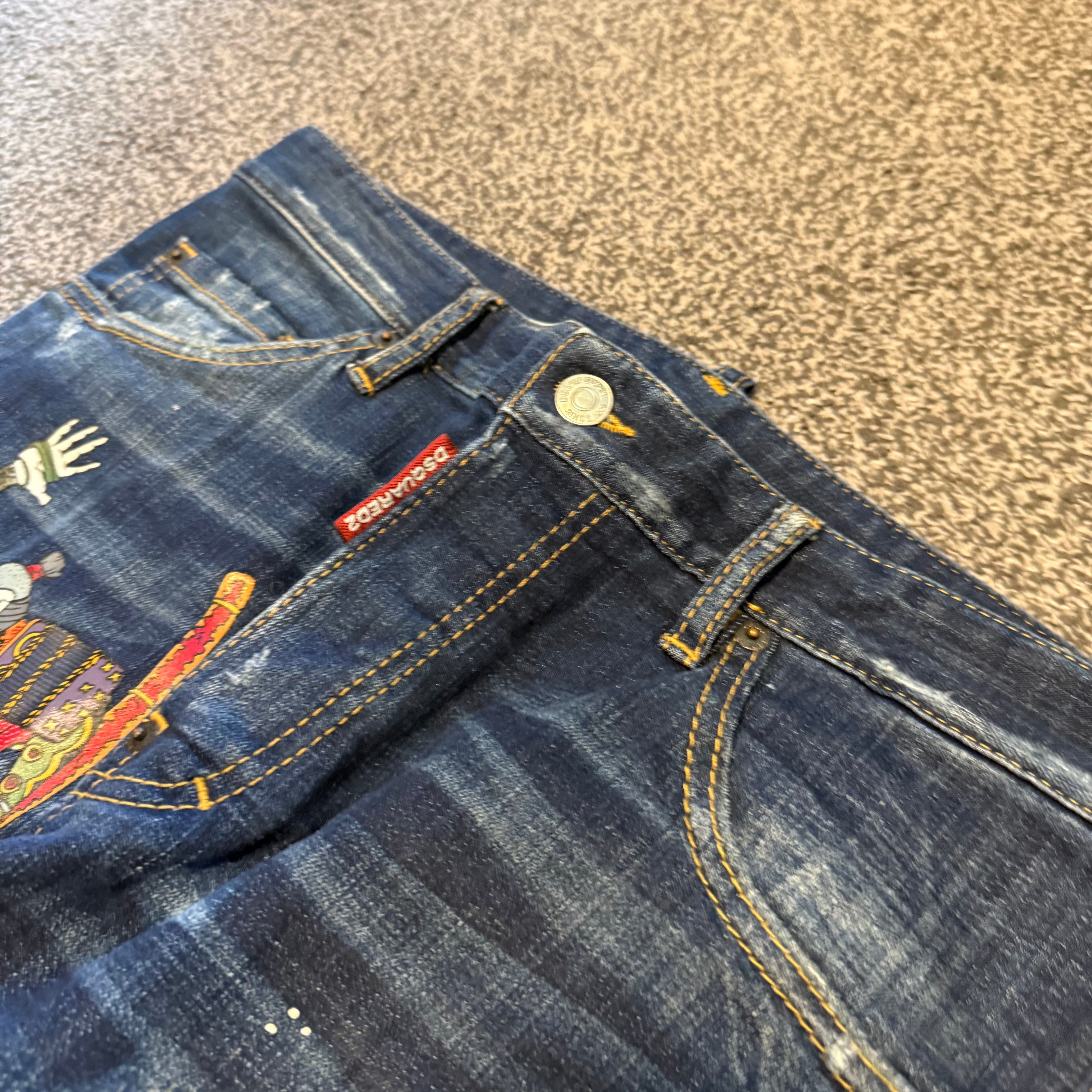 Dsquared2 Samurai Slim Fit Jeans