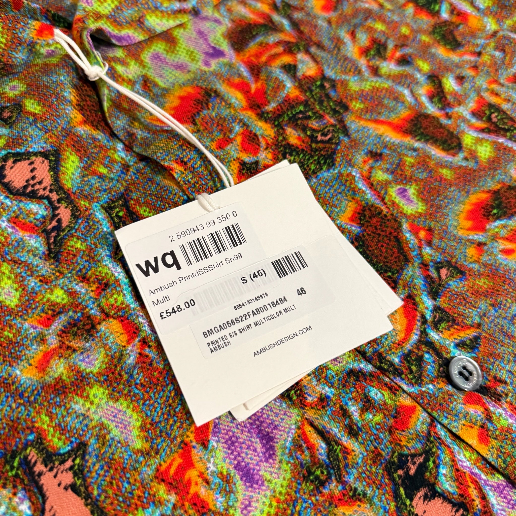 Ambush Men's Multi Printed Short Sleeved Shirt