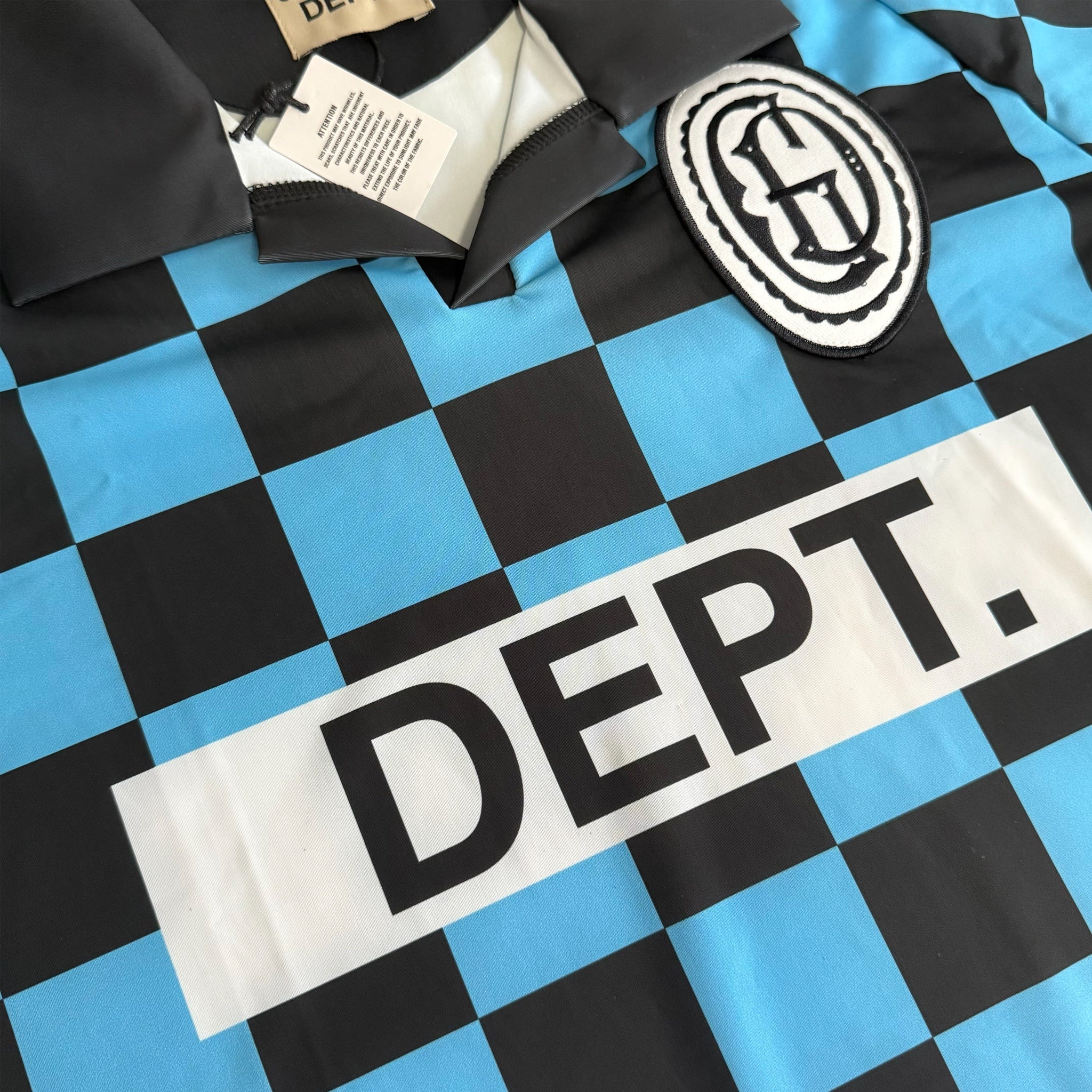 Gallery Dept Alvarado Soccer Jersey Chequered