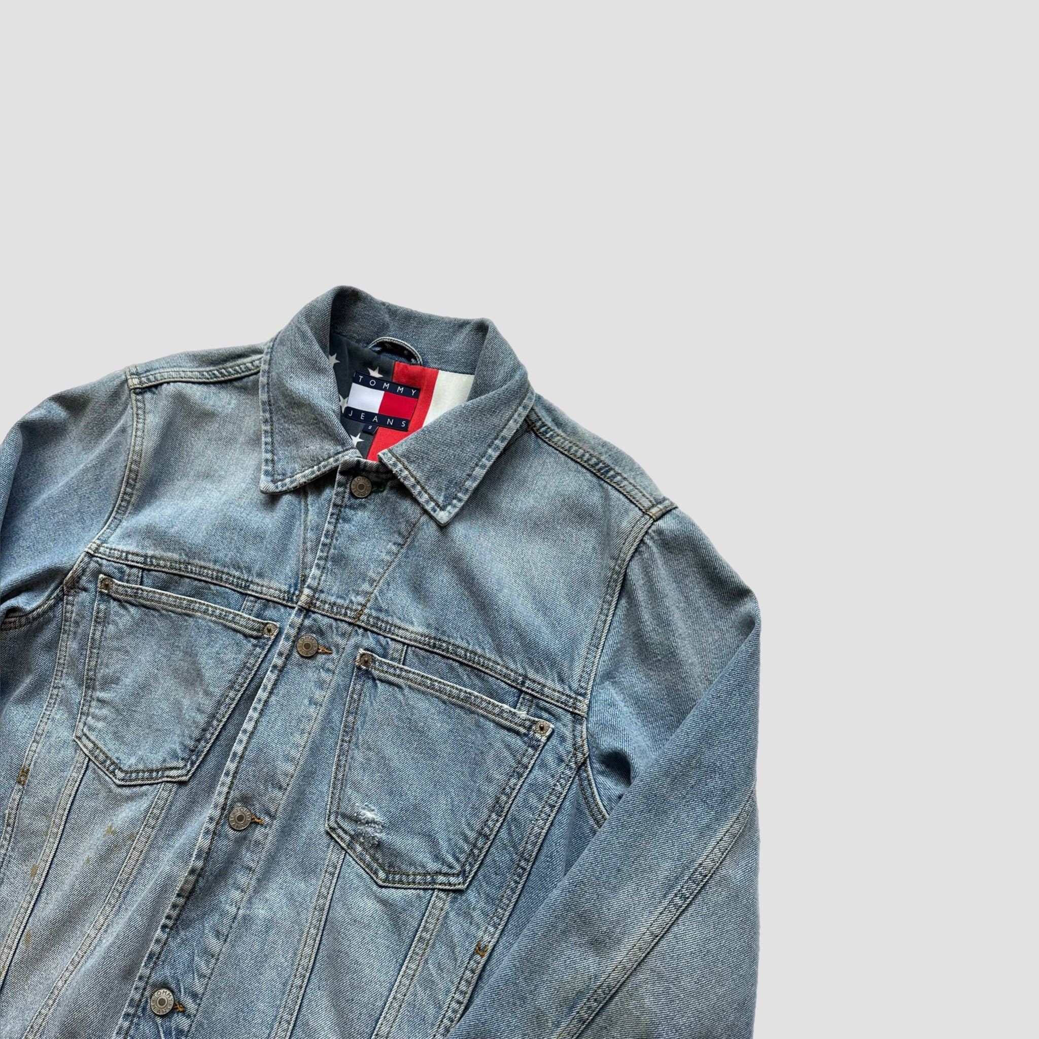 Tommy Jeans Flag Logo Denim Jacket