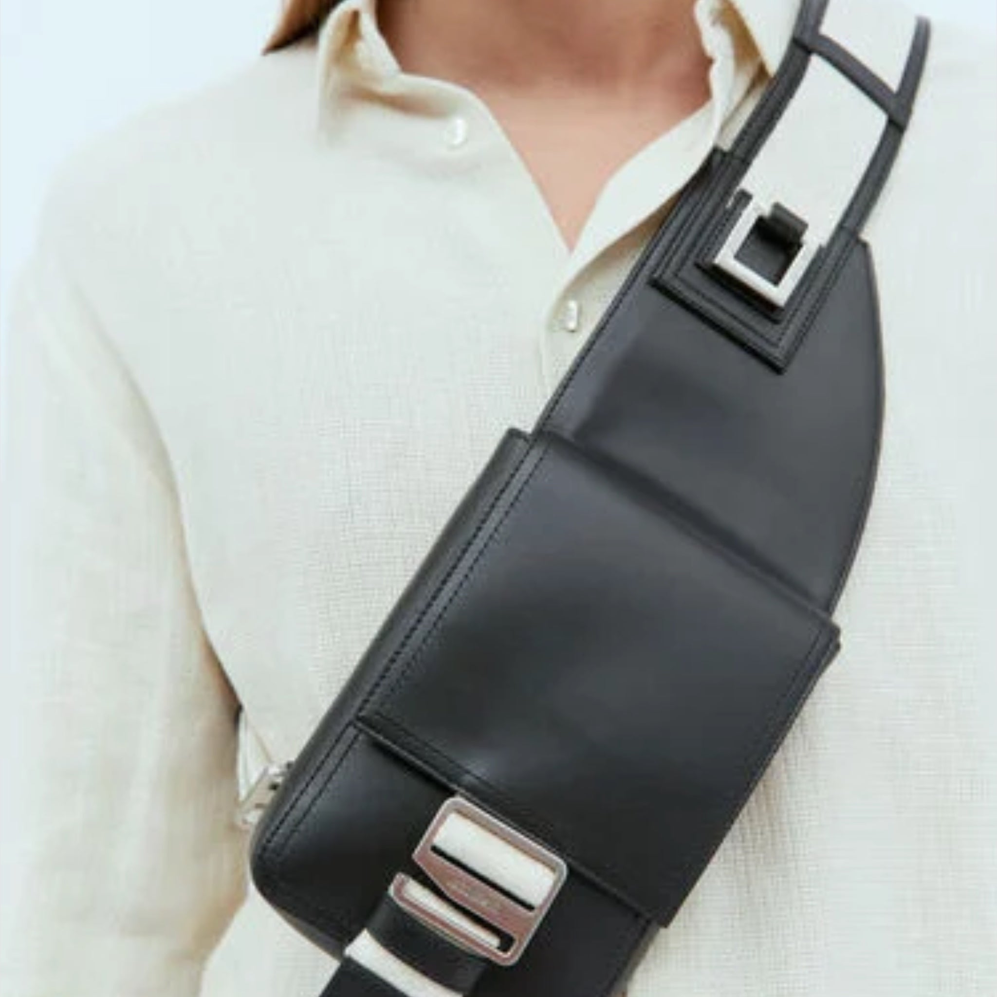 Jacquemus La Banane Cuerda Side Bag Black