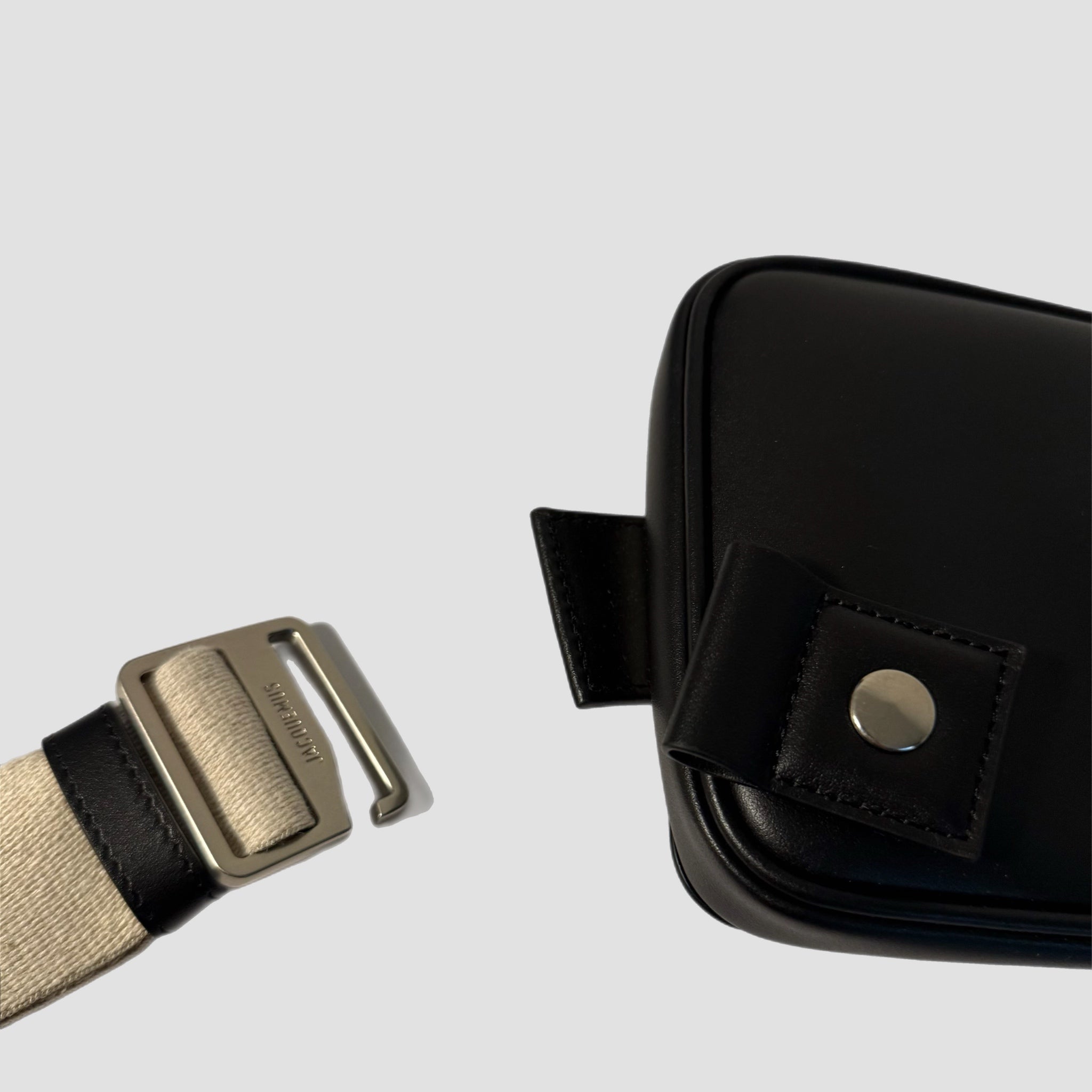 Jacquemus La Banane Cuerda Side Bag Black
