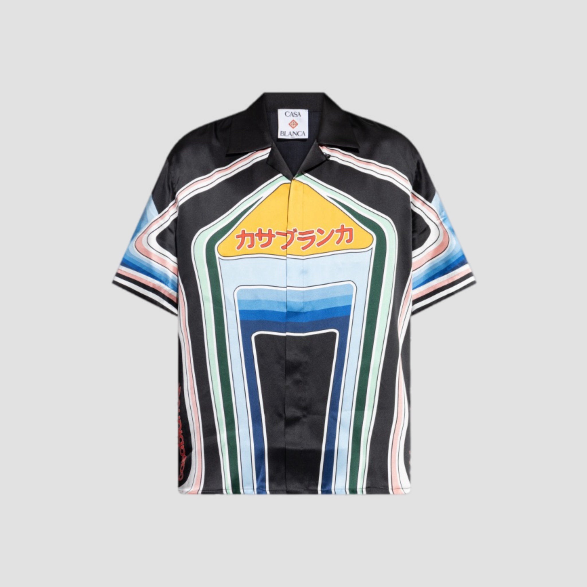 Casablanca Graphic Mountain Silk Shirt