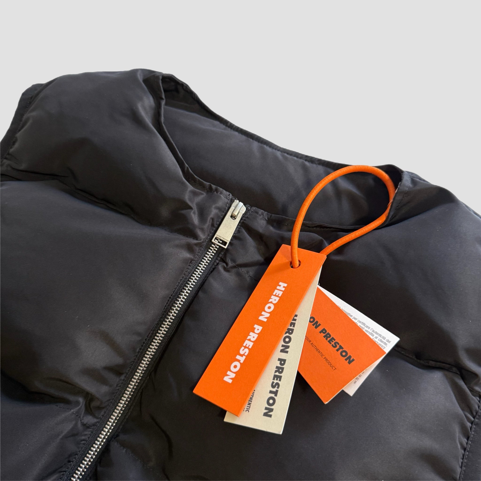 Heron Preston Logo Nylon Padded Vest