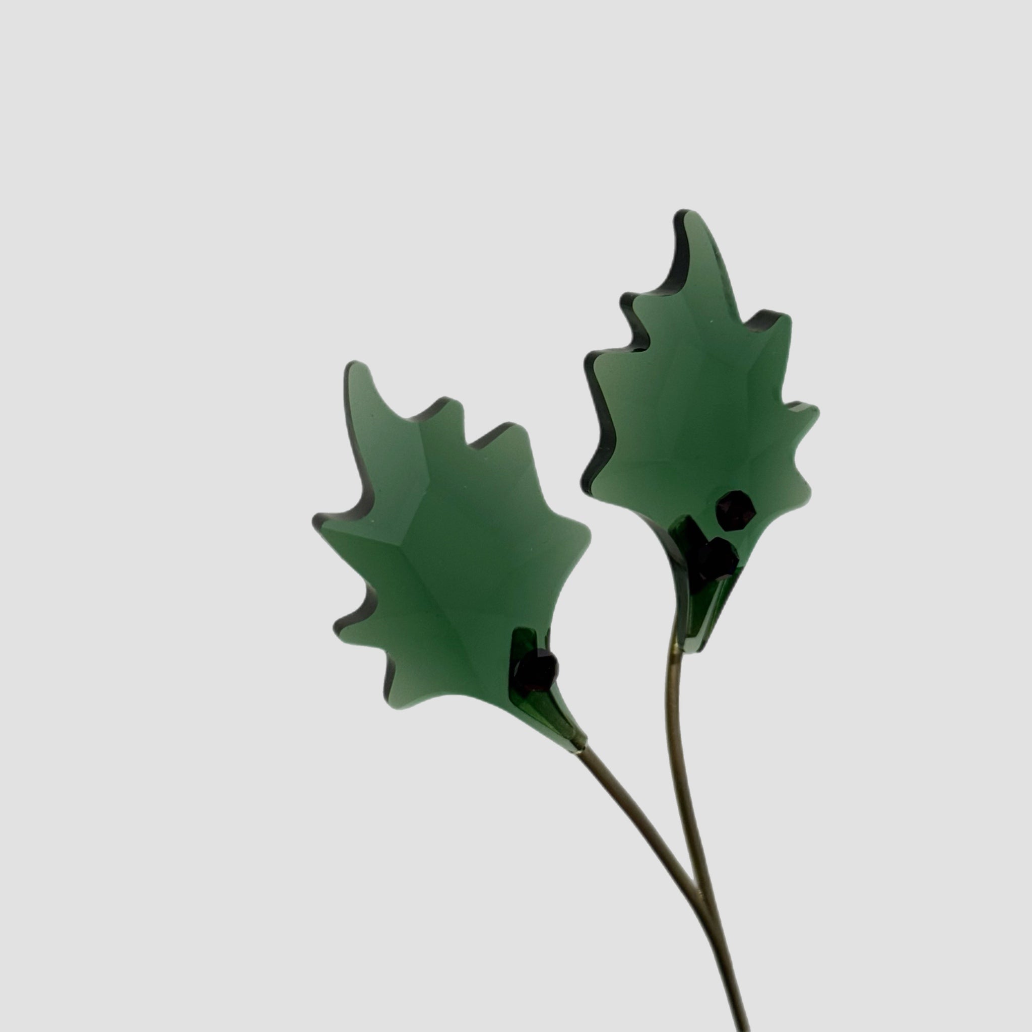 Swarovski Garden Tales Holly Leaves Ornament