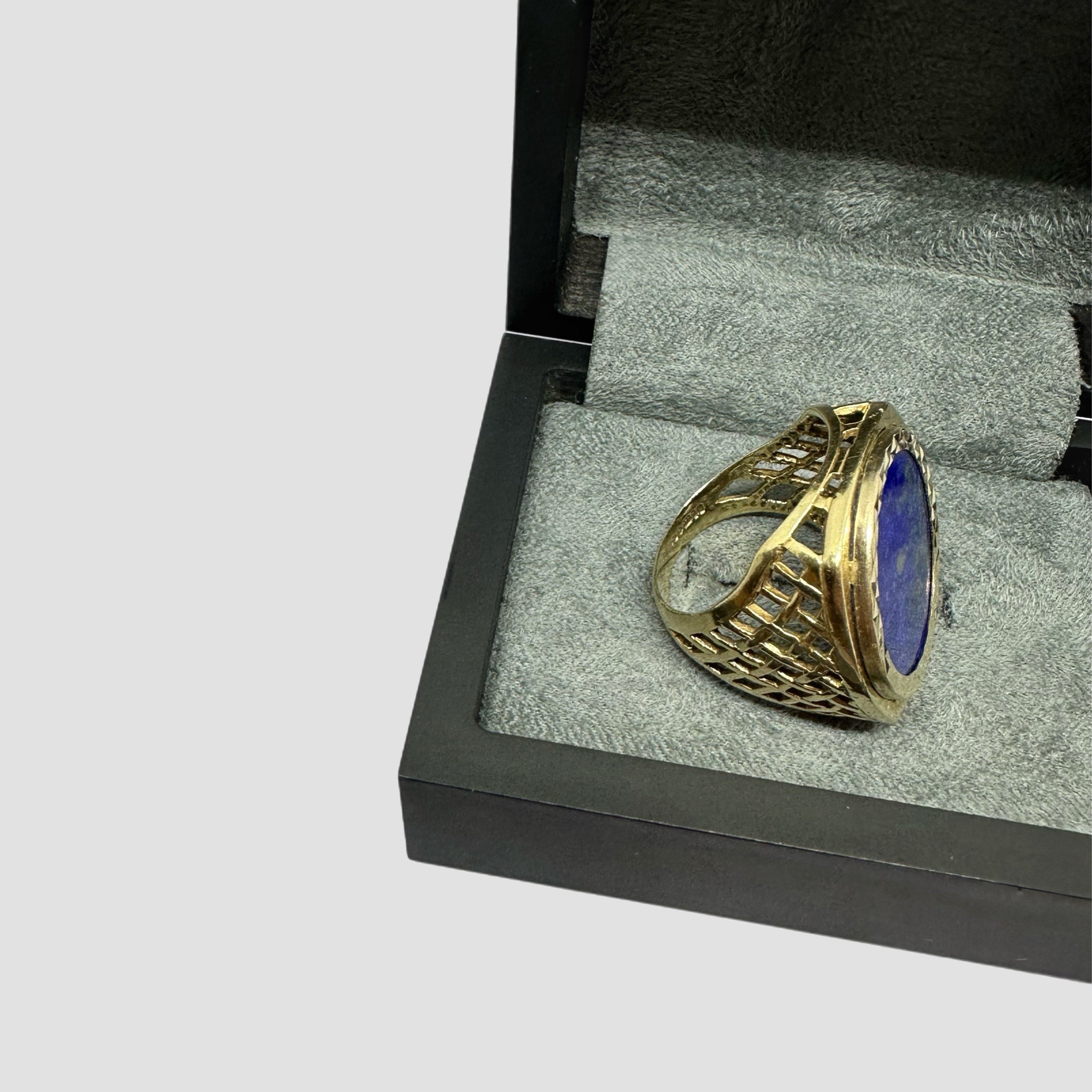 9ct Lapis Lazuli Full Sovereign