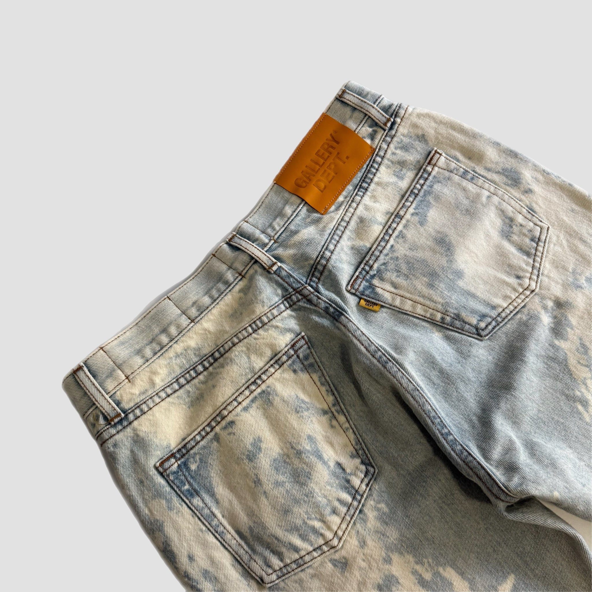Gallery Dept Bleached Straight Leg Jeans