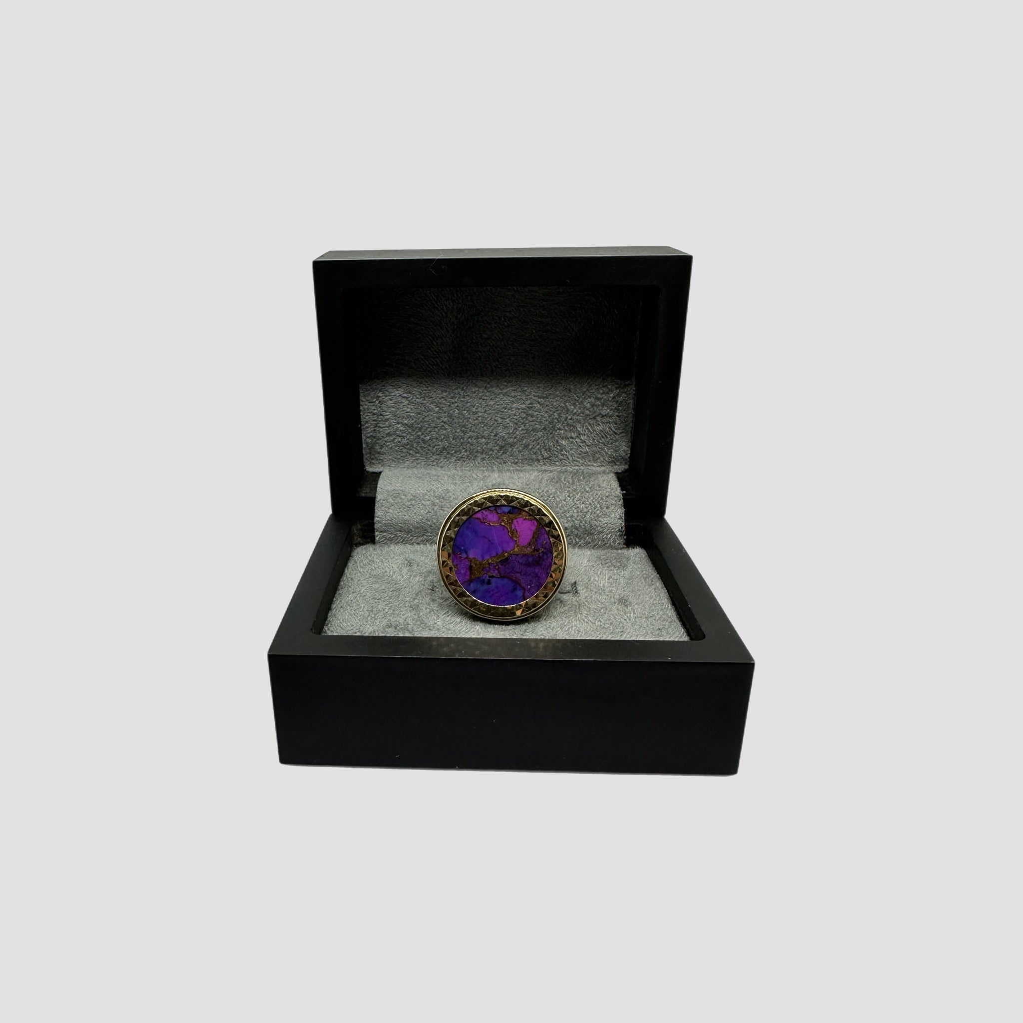 9ct Purple Copper Stone Half Sovereign Original Allure
