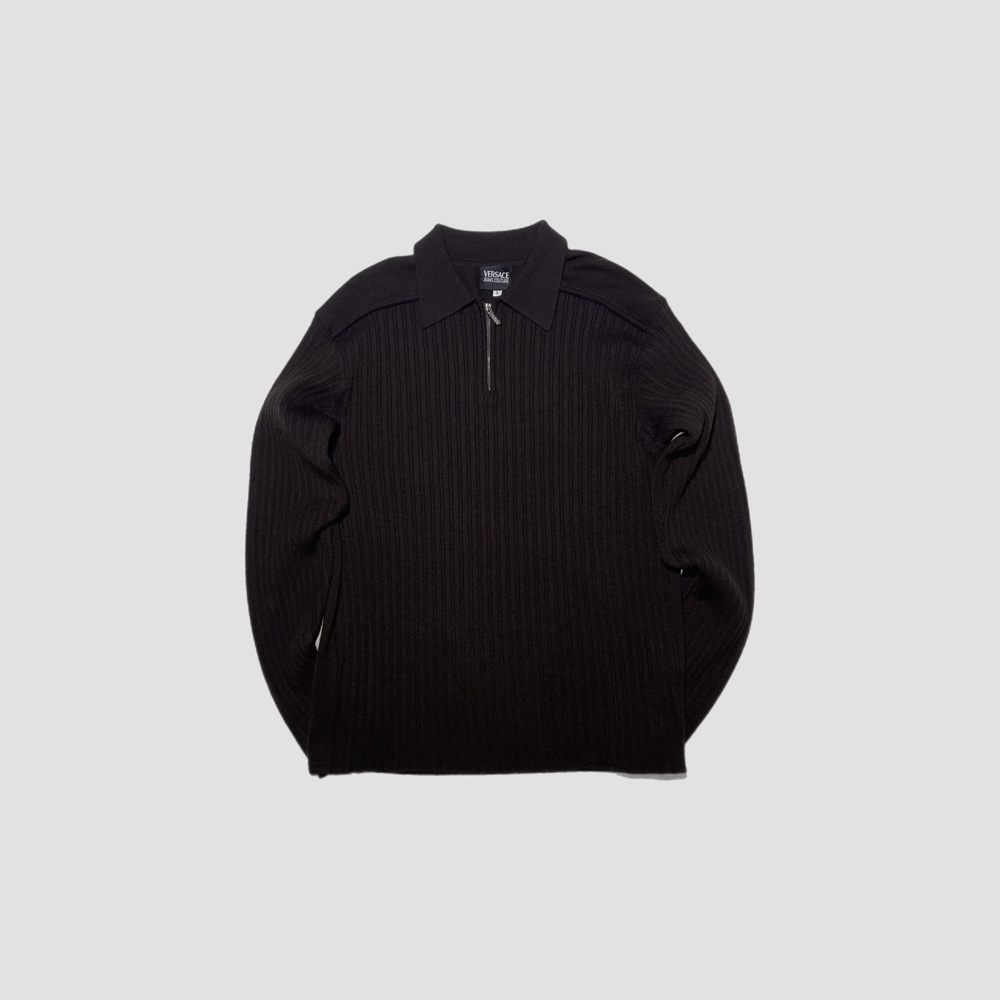 Vintage Versace Quarter Zip Sweatshirt Original Allure