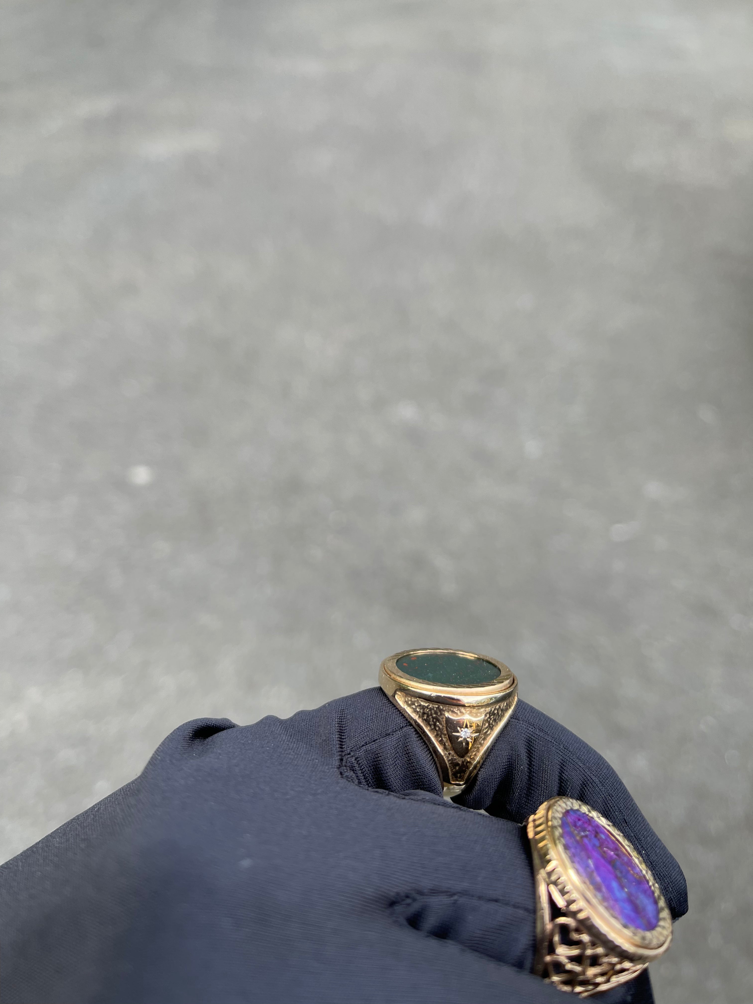 Bloodstone Half Sovereign With Diamonds Original Allure