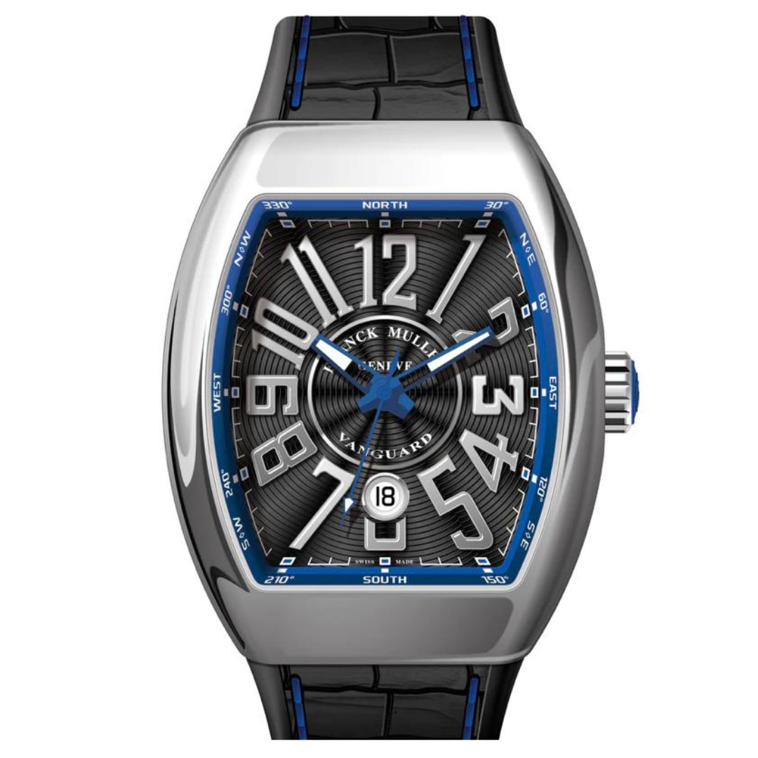 FRANCK MULLER Vanguard Steel Blue Concept FABRIX1