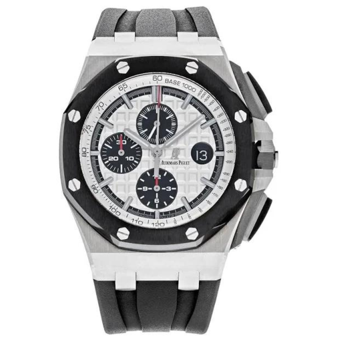 Audemars Piguet Royal Oak Offshore Chronograph Steel Silver Dial 2014 FABRIX1